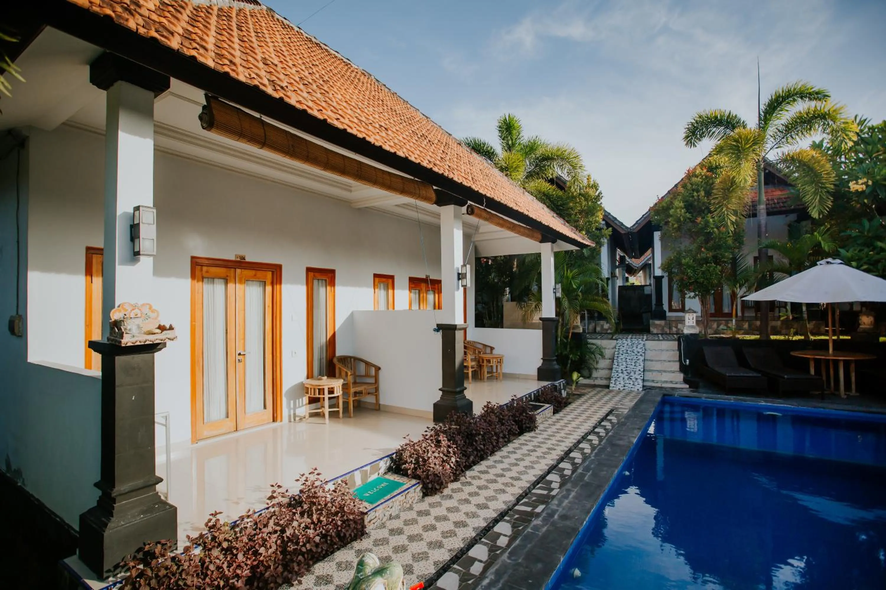 Pool view in The Dagan Bungalow