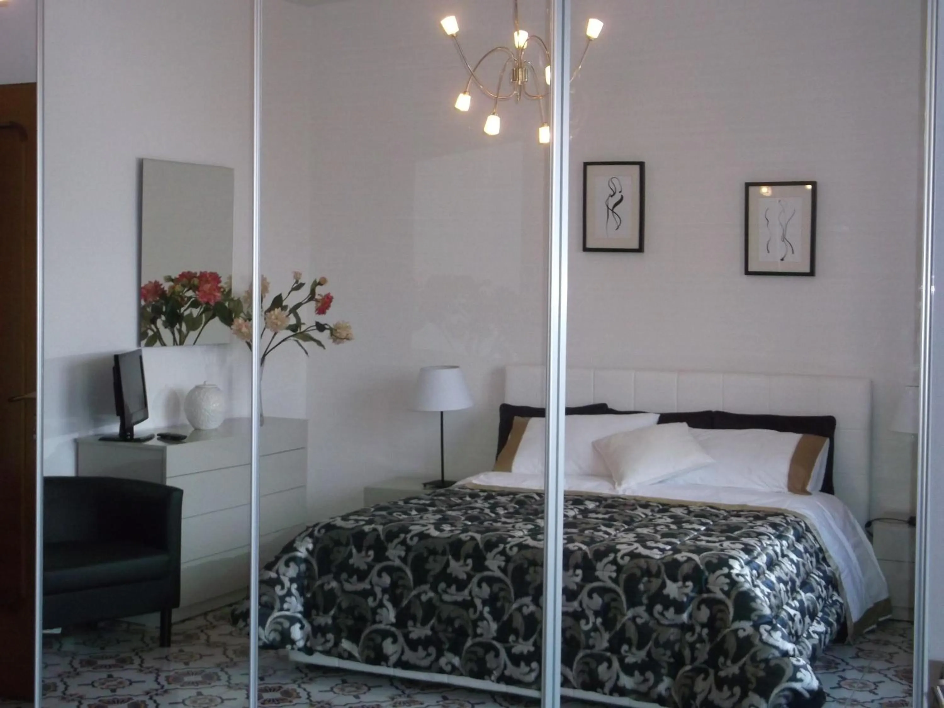 Bathroom, Bed in B&B A Casa Di Mario Scafati