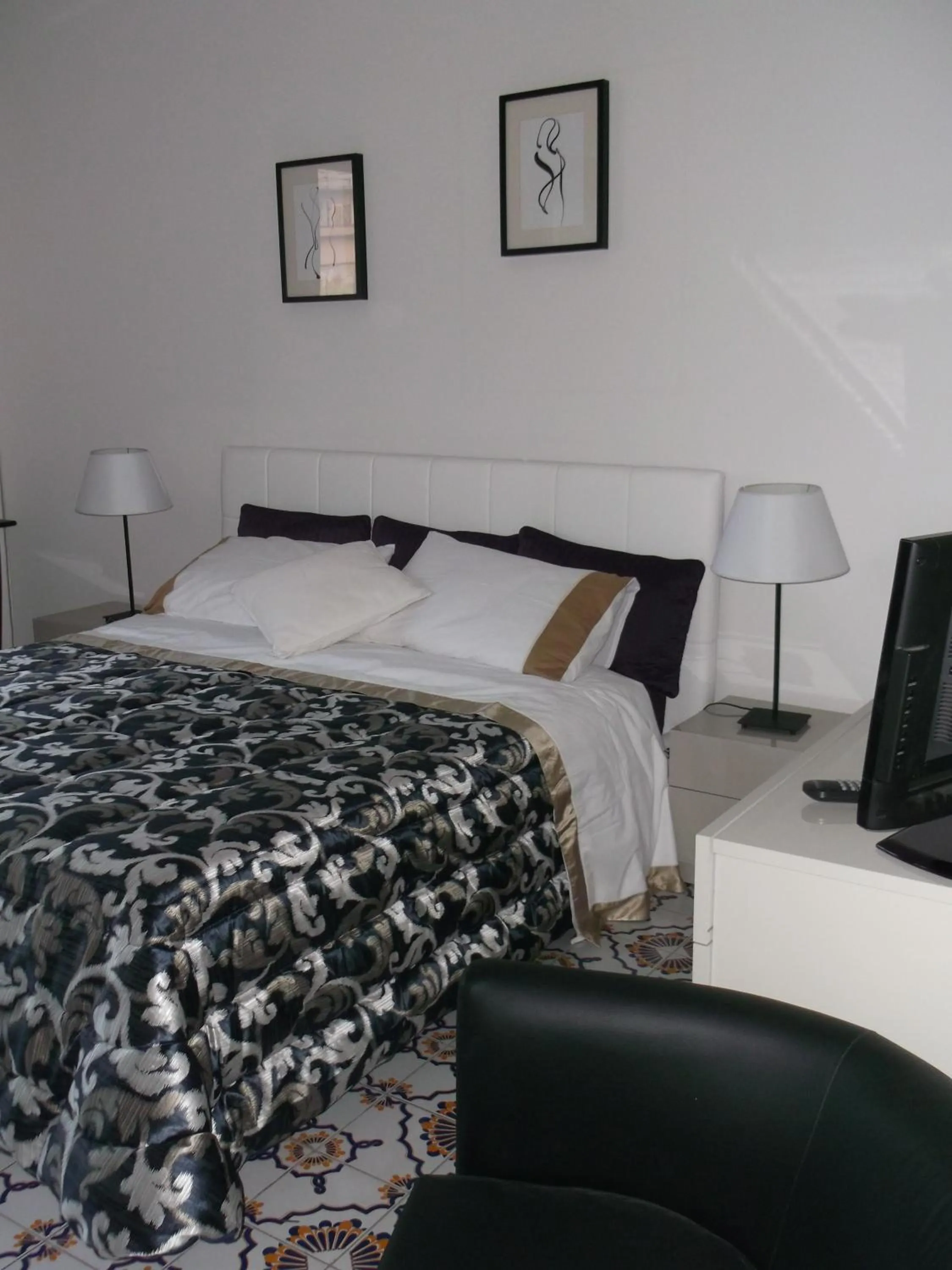 TV and multimedia, Bed in B&B A Casa Di Mario Scafati