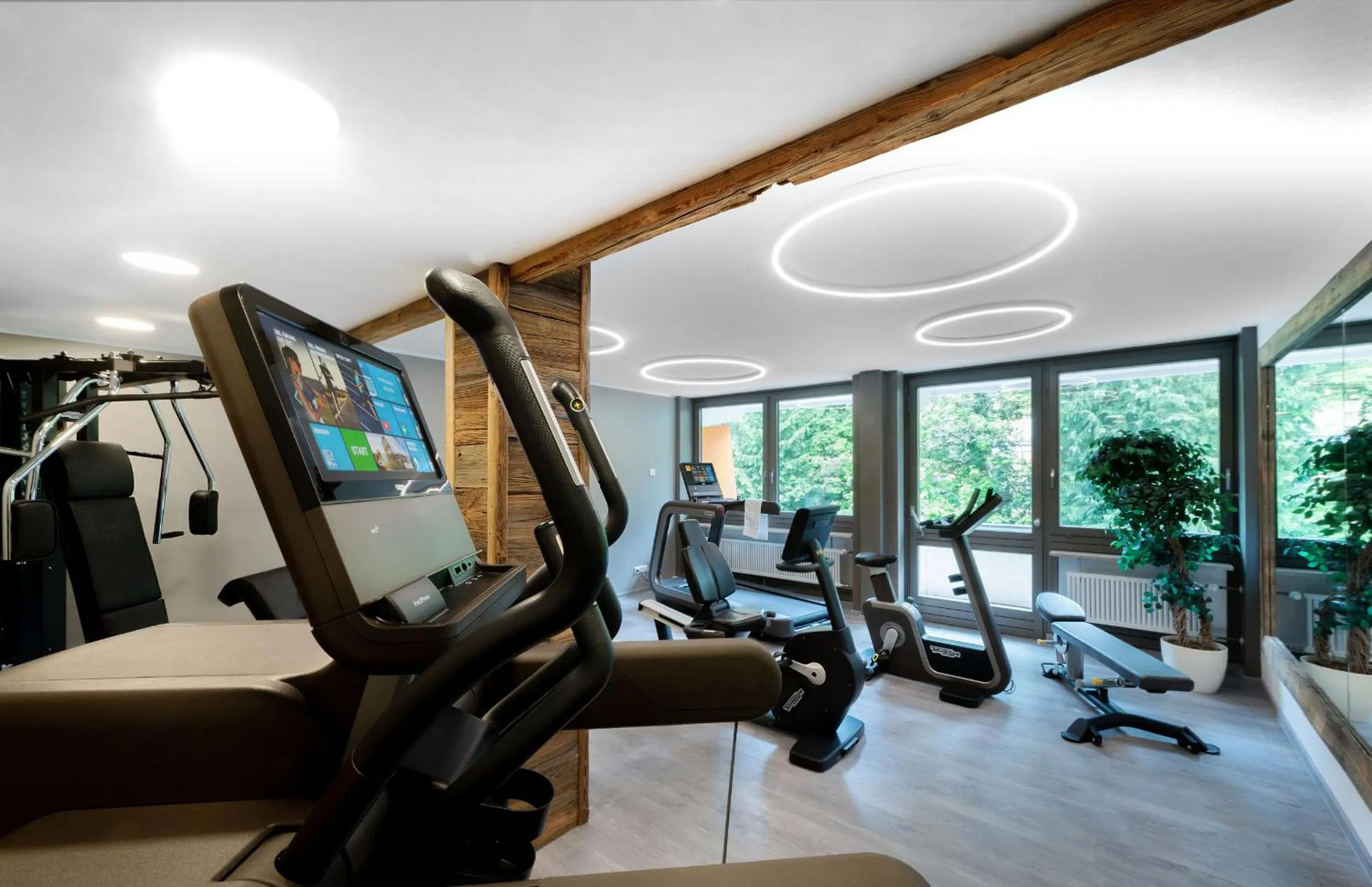 Fitness centre/facilities in Hotel Fontana