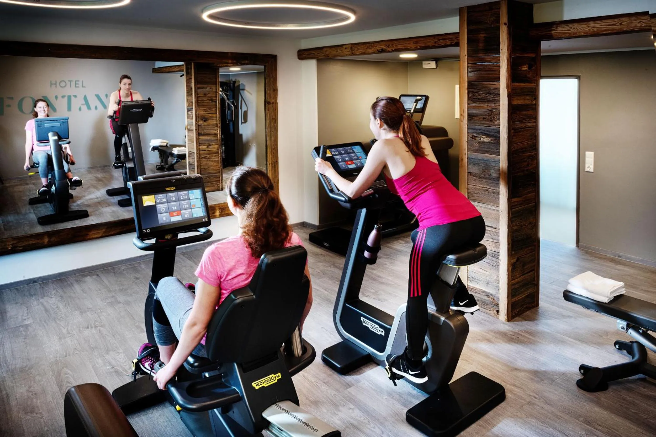 Fitness centre/facilities in Hotel Fontana