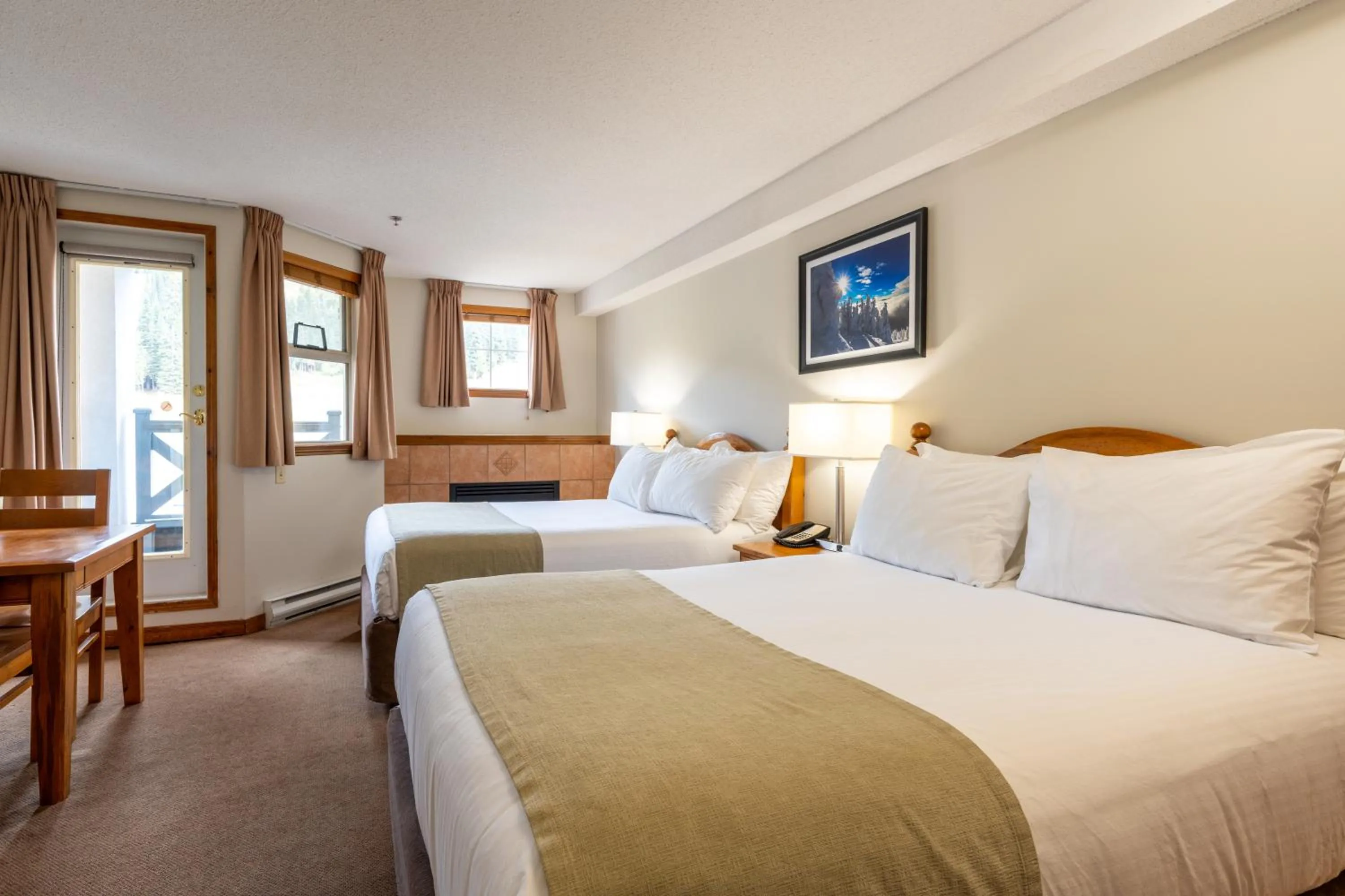 Bed in Sundance Lodge