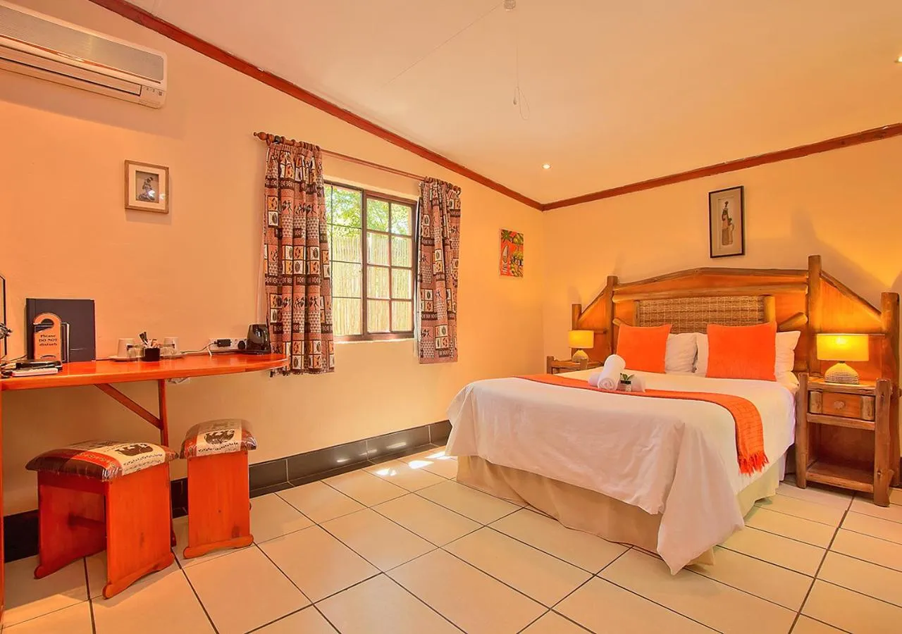 Bed in Kruger Adventure Lodge