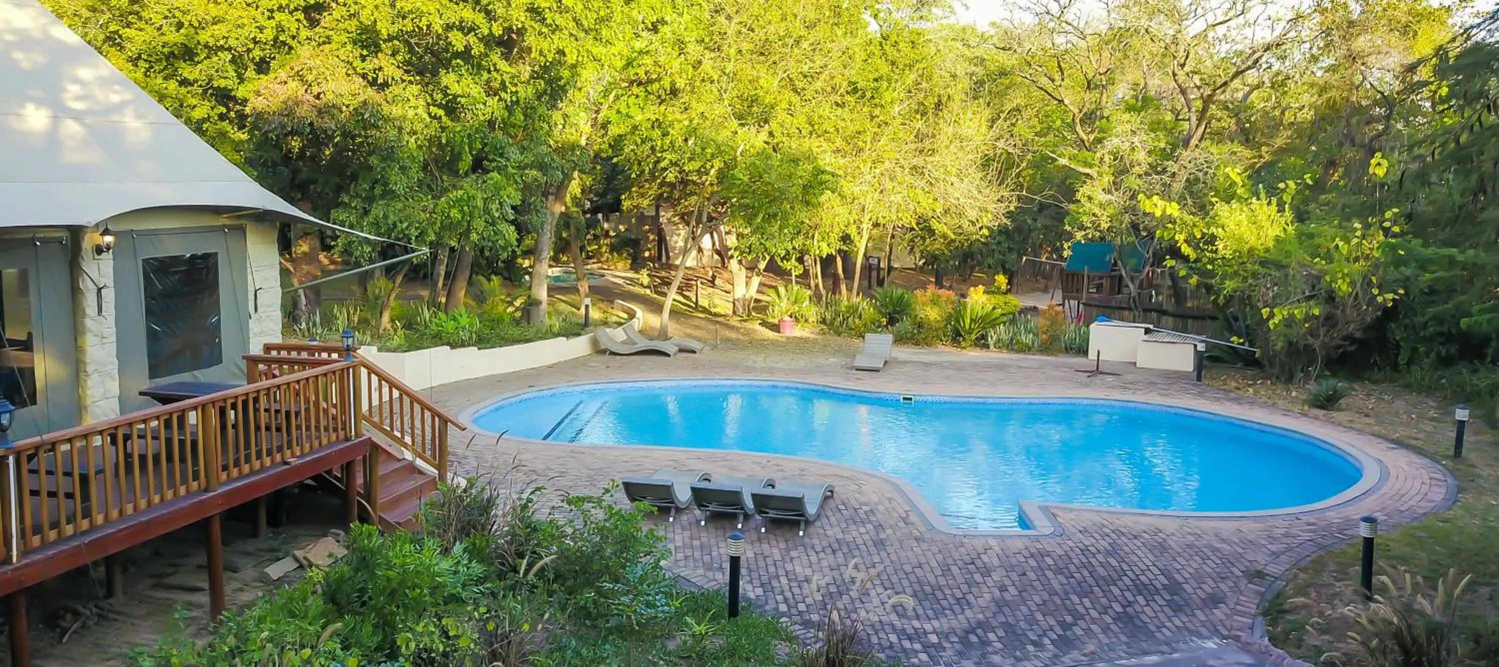 Swimming pool in Kruger Adventure Lodge