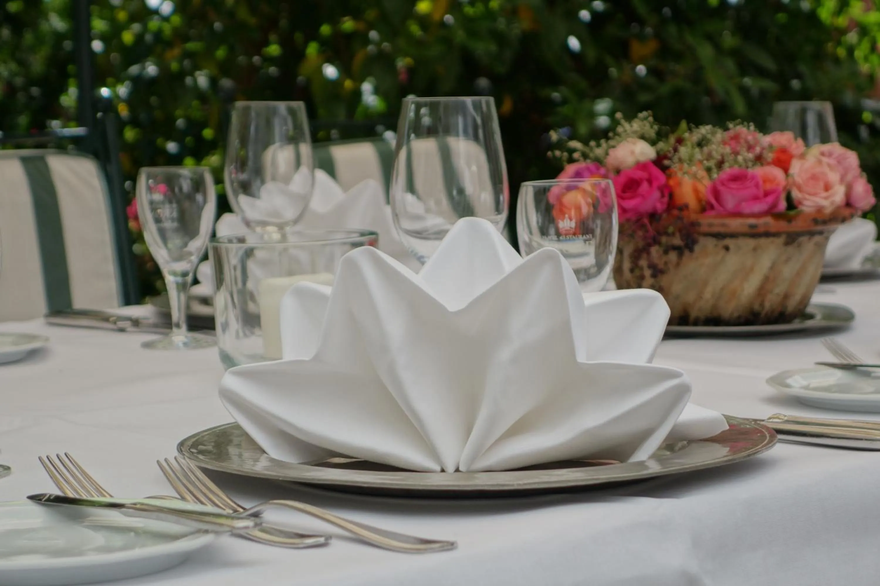 Garden in Hotel Restaurant Krone