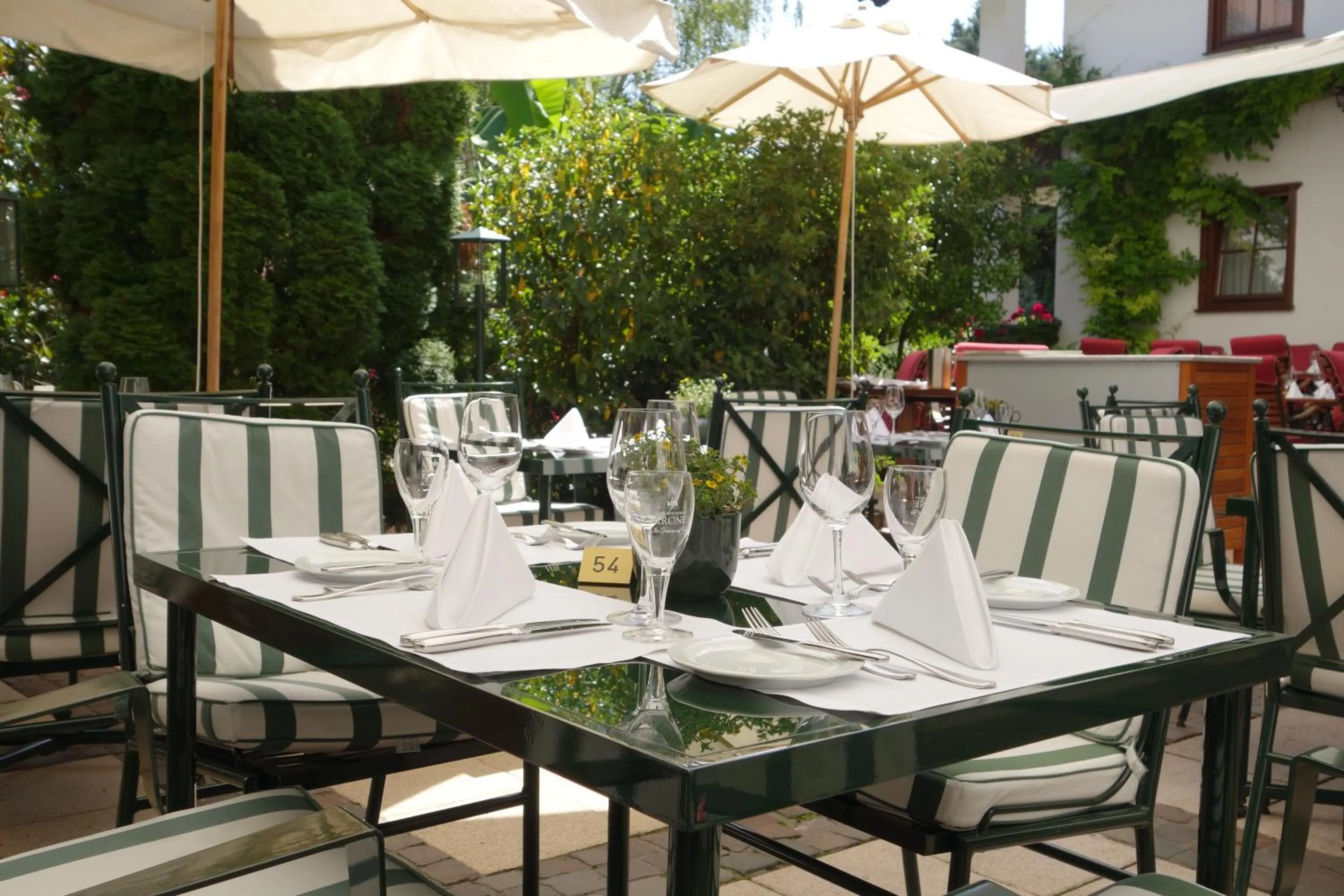 Patio in Hotel Restaurant Krone