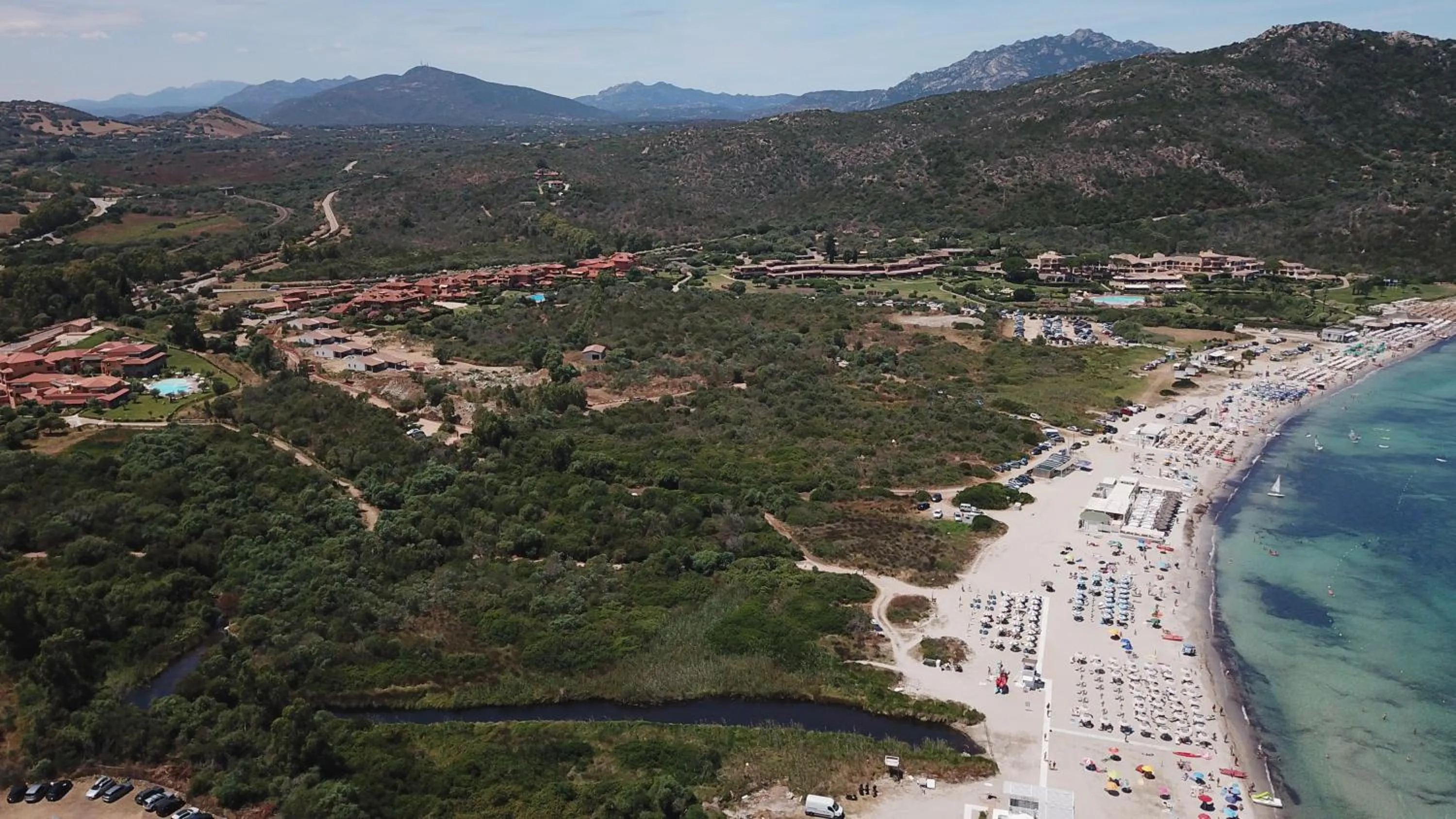 Beach in Marinella, Sardegna