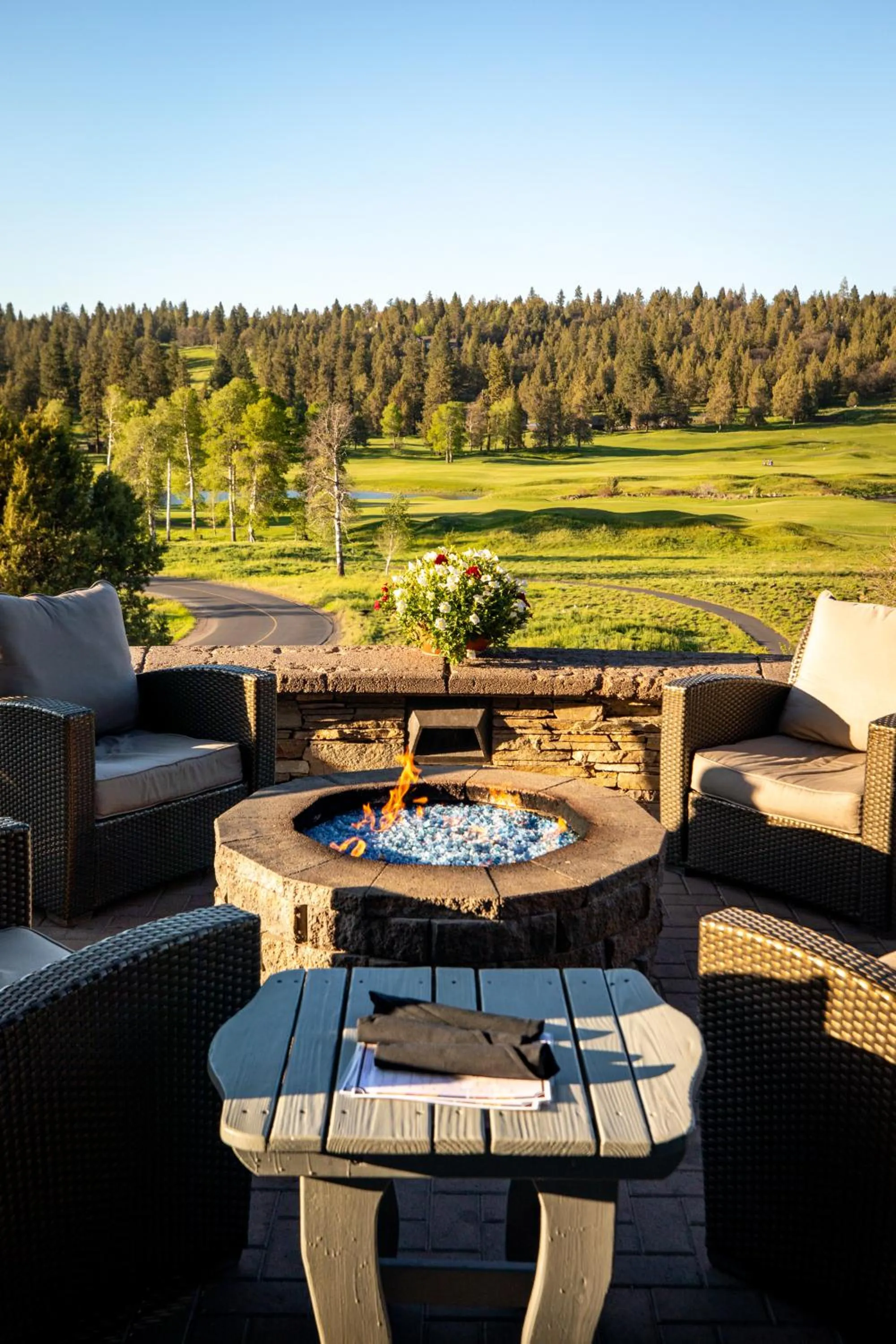 Patio in Running Y Ranch Golf & Spa Resort