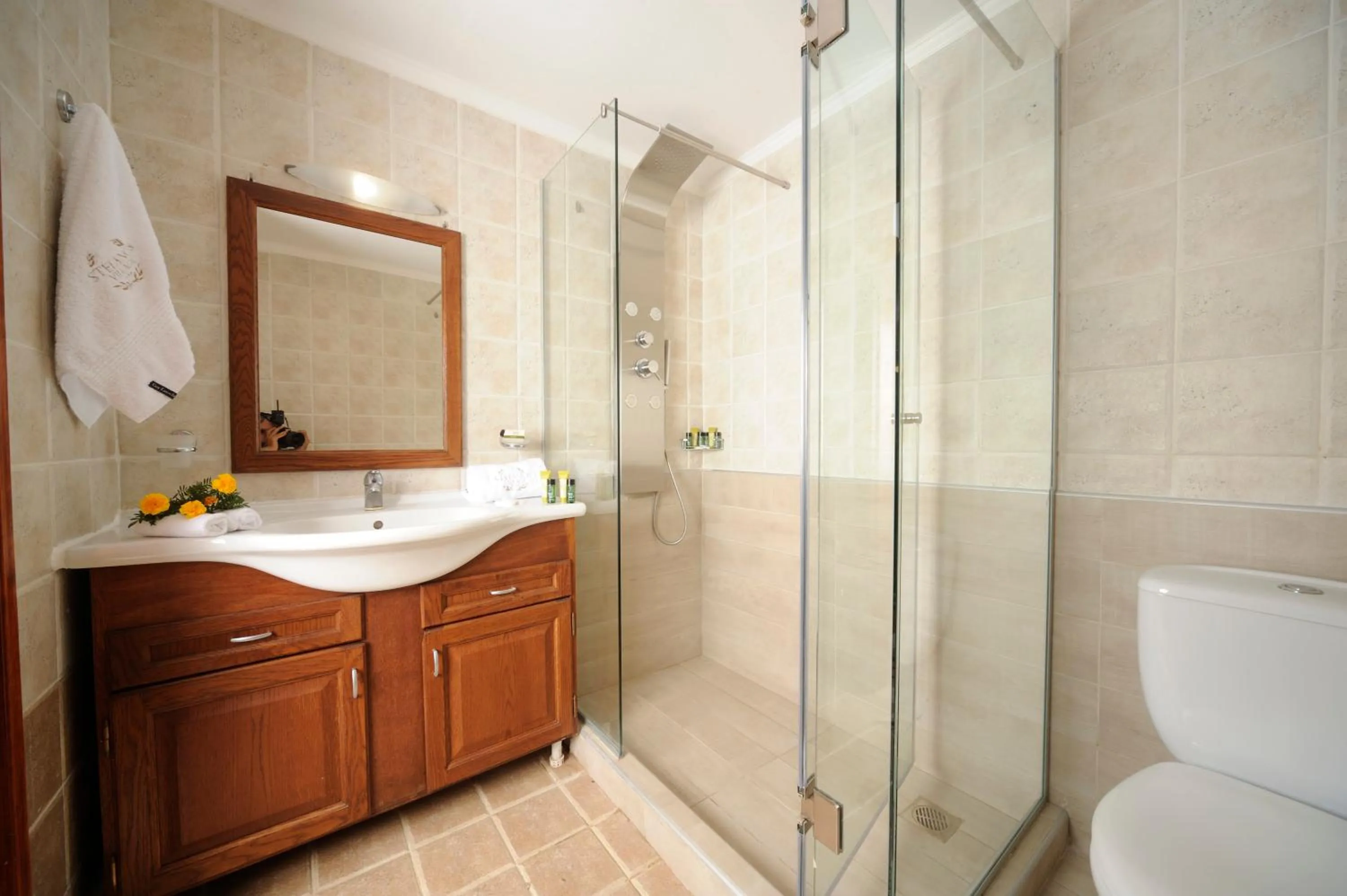 Bathroom in Stefanos Village Hotel