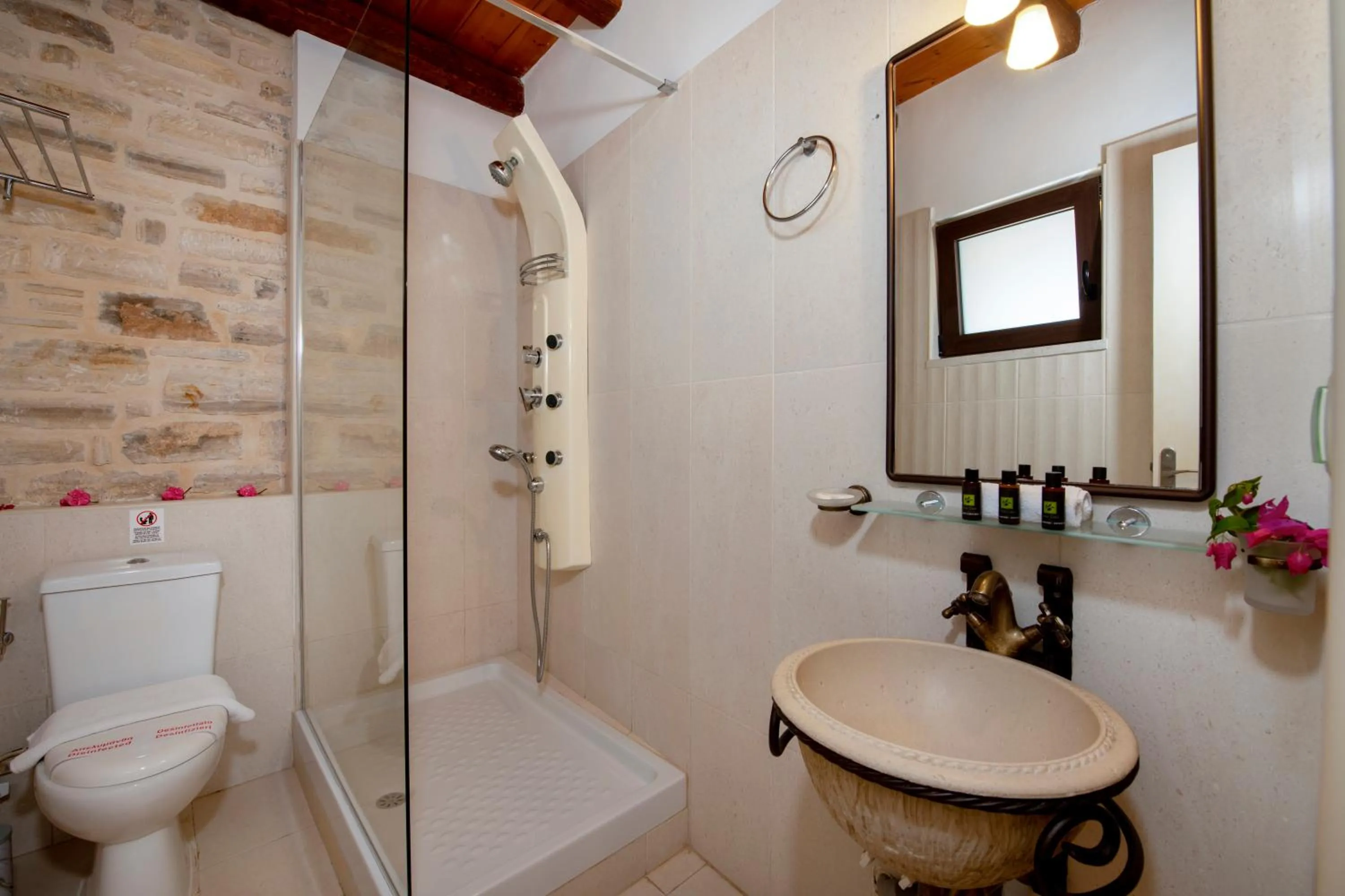 Bathroom in Stefanos Village Hotel