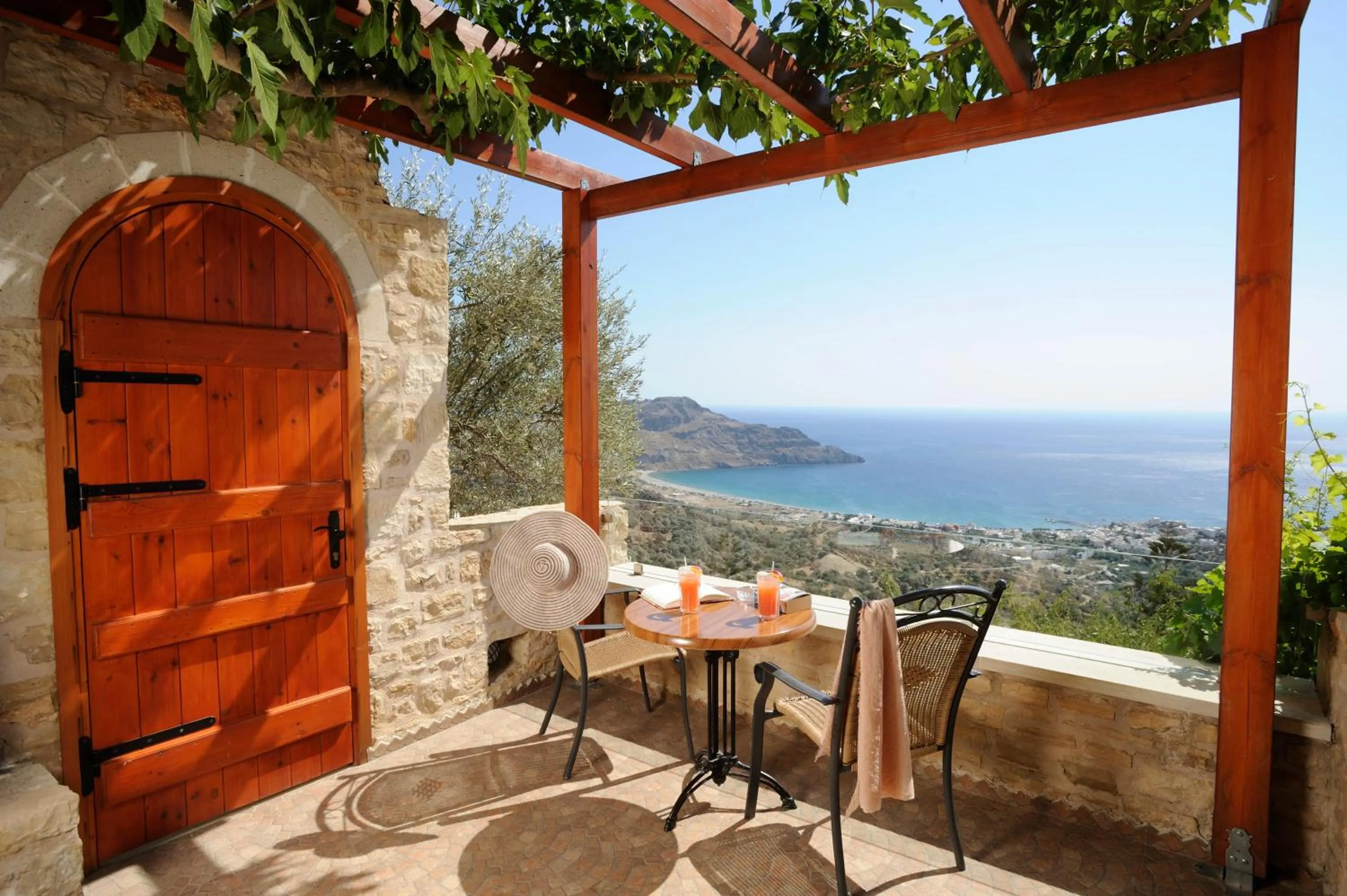 Balcony/Terrace in Stefanos Village Hotel