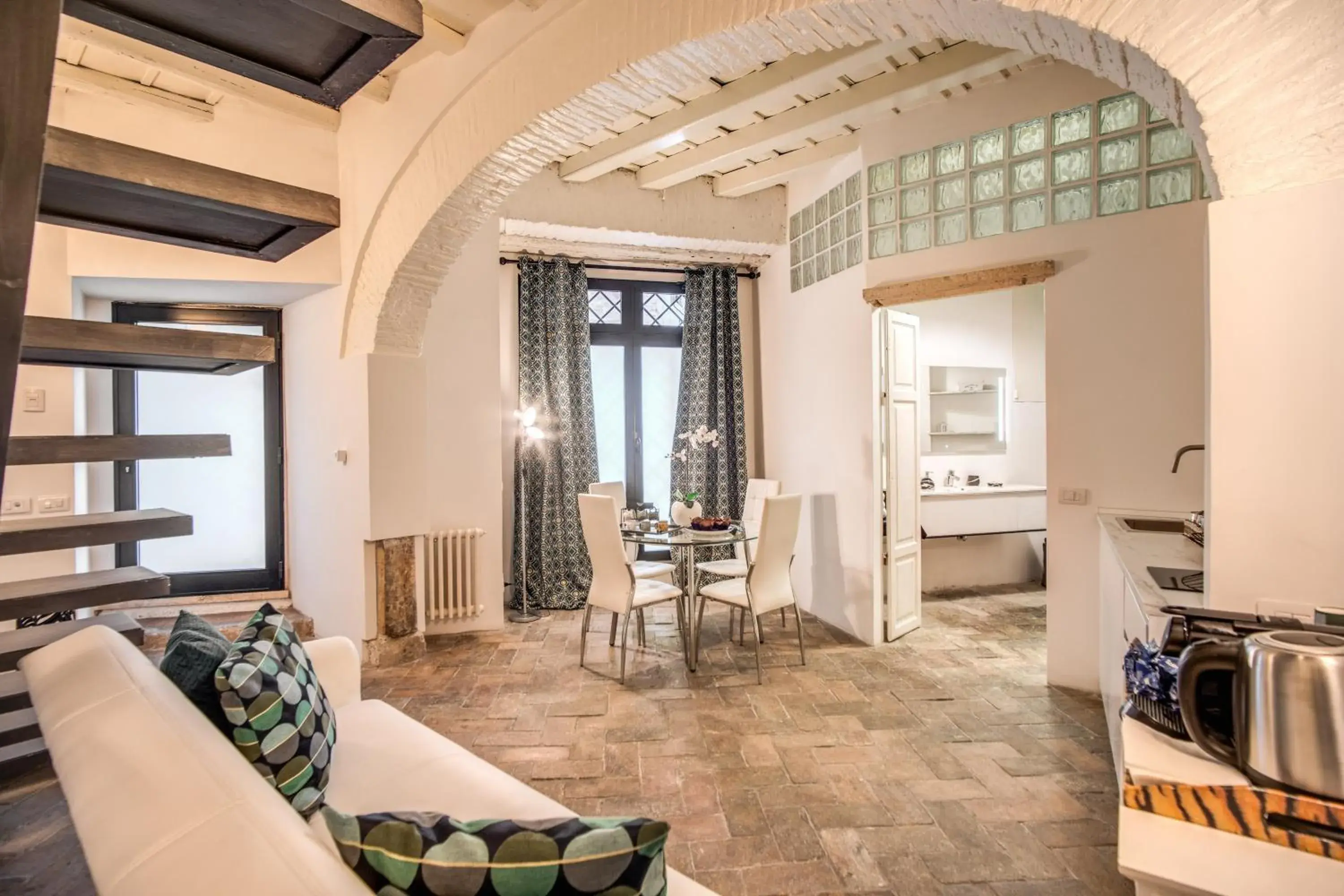 Living room in La Residenza Dell'Angelo Living room in La Residenza Dell'Angelo