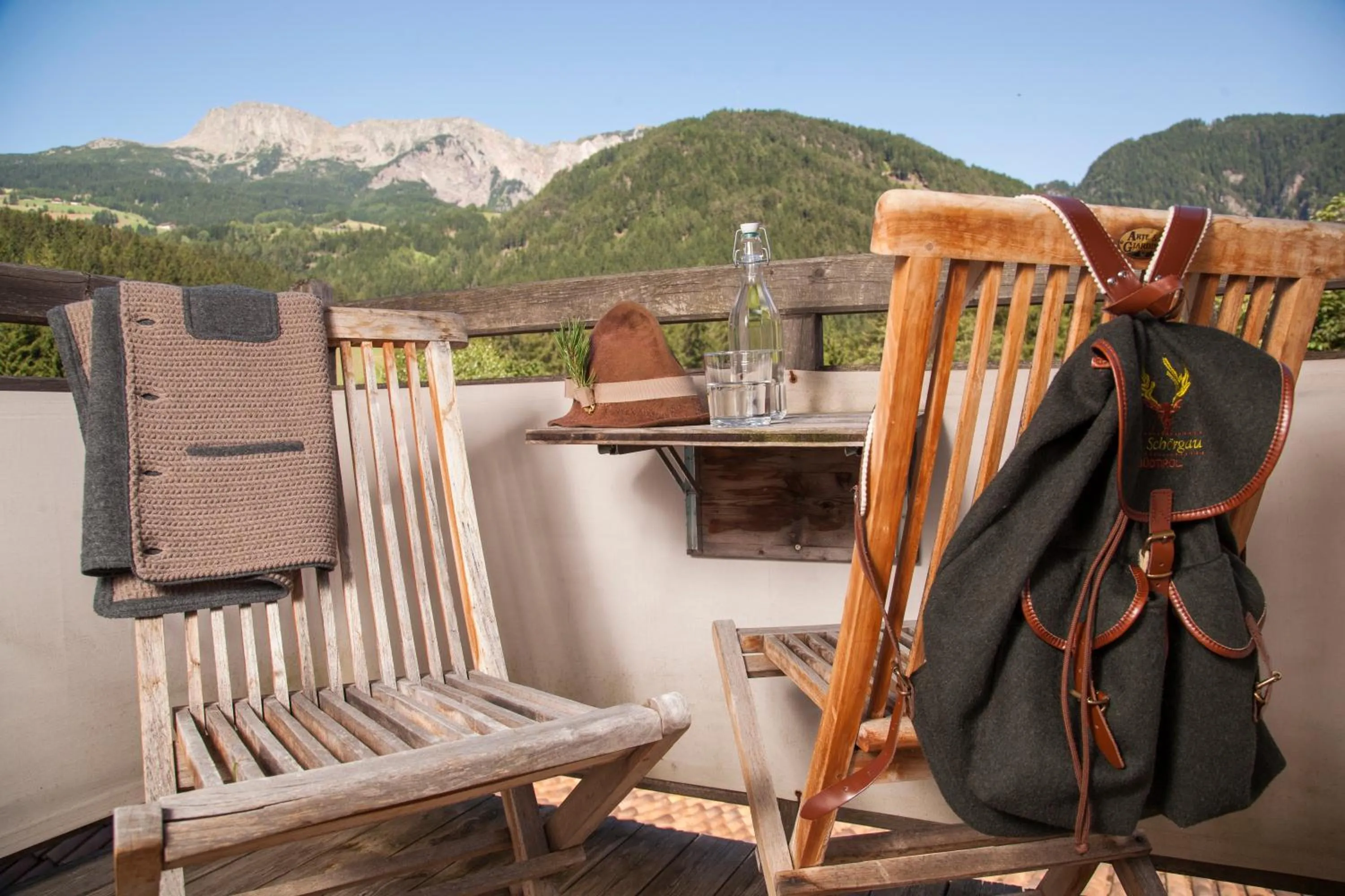 Balcony/Terrace in Hotel Bad Schörgau