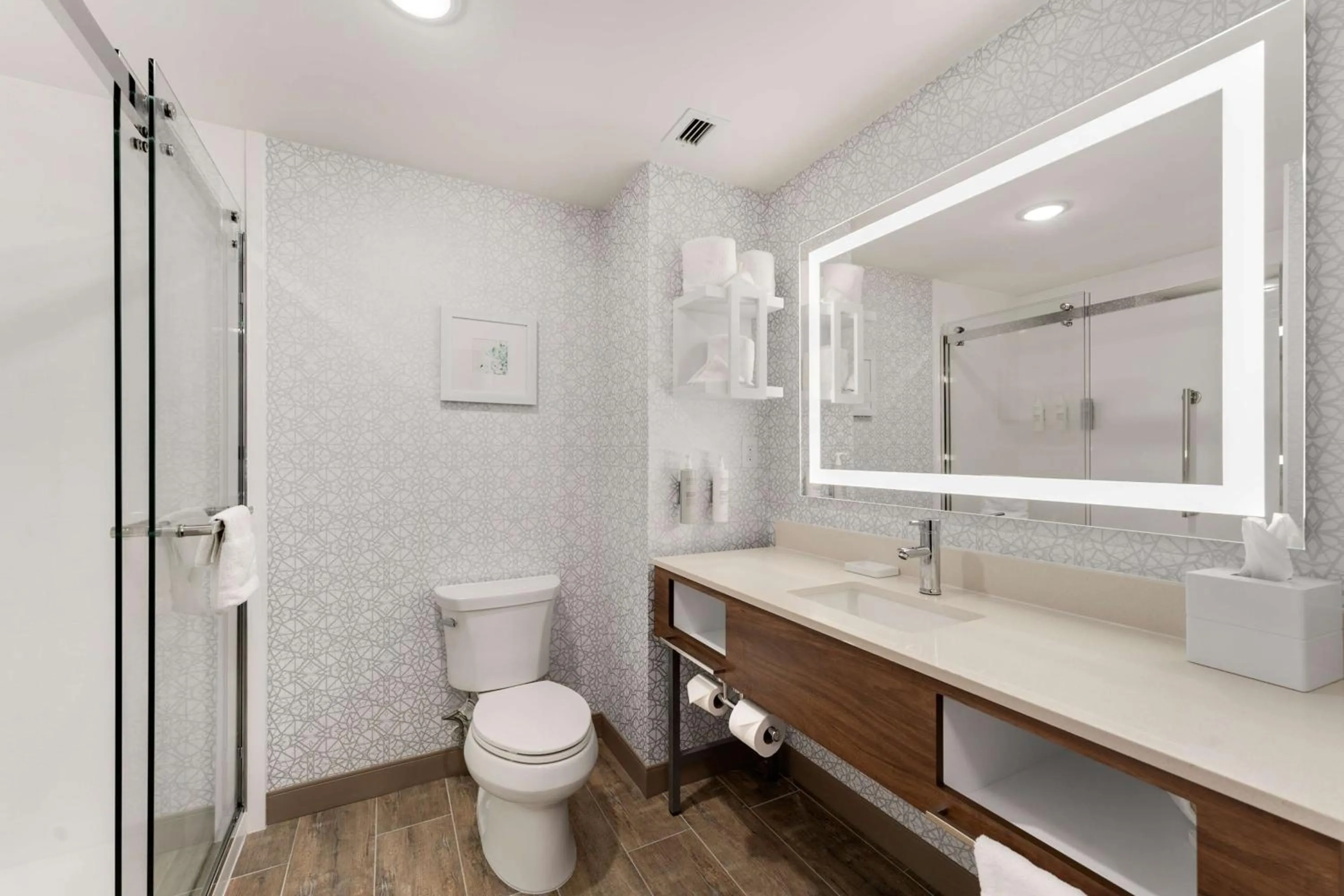 Bathroom in Hampton Inn Milford