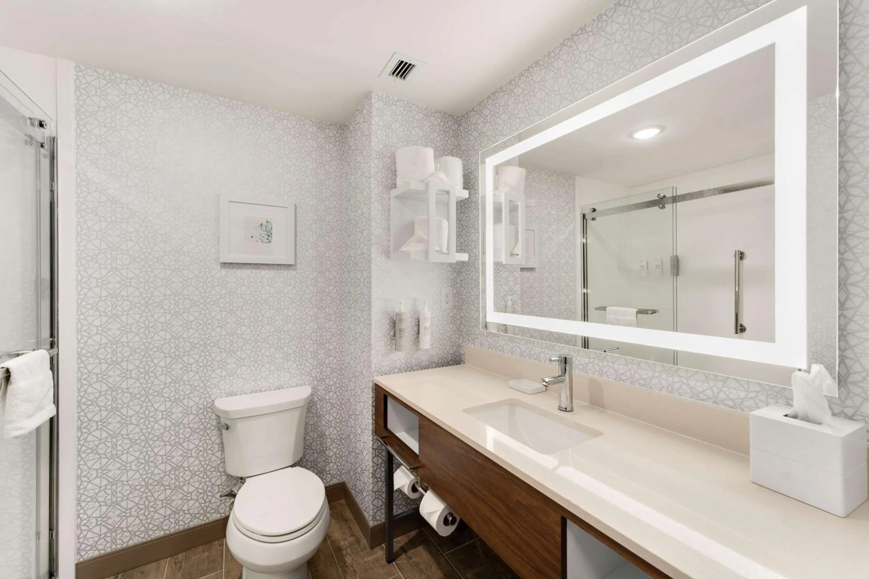 Bathroom in Hampton Inn Milford