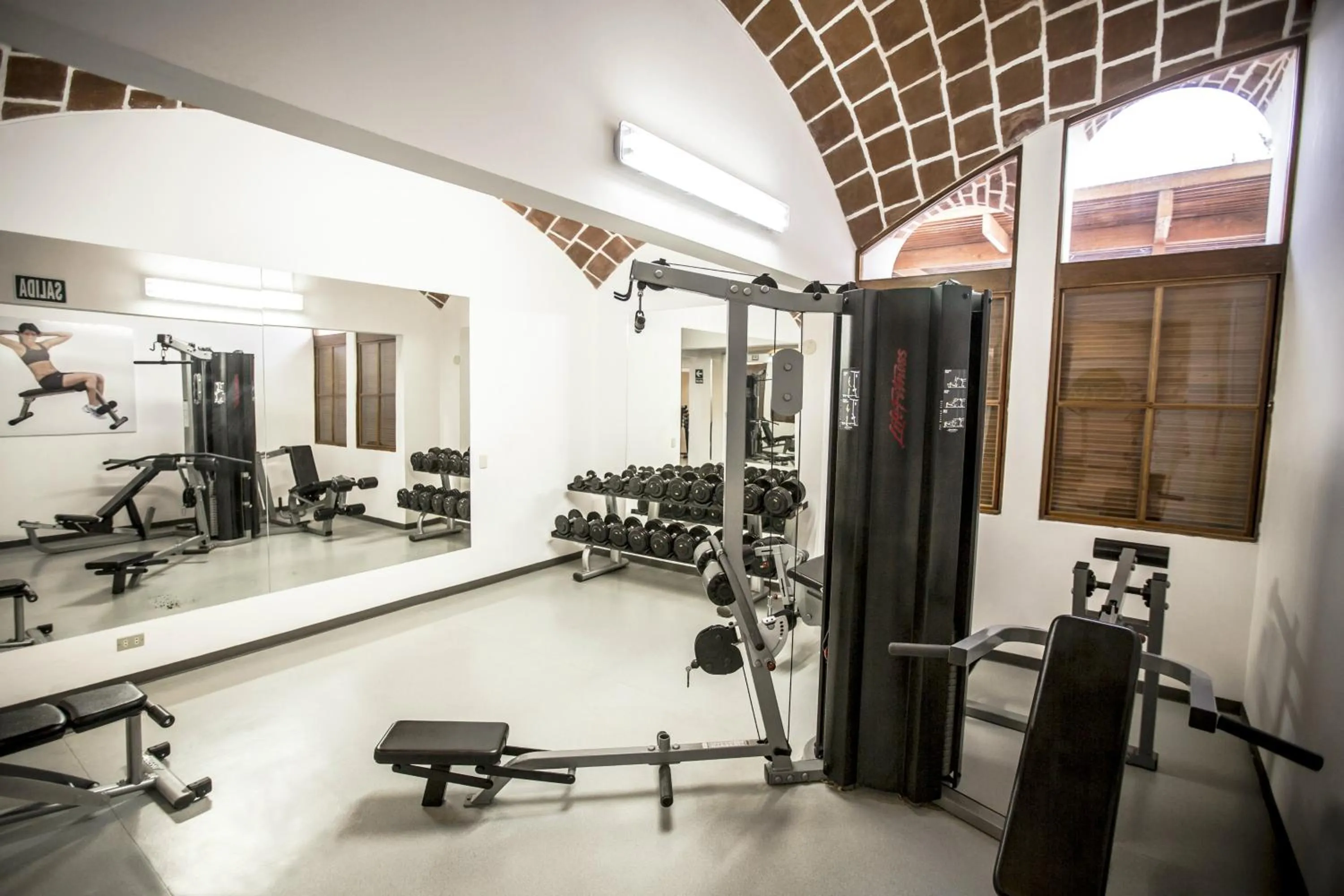 Fitness centre/facilities in Hotel Las Dunas