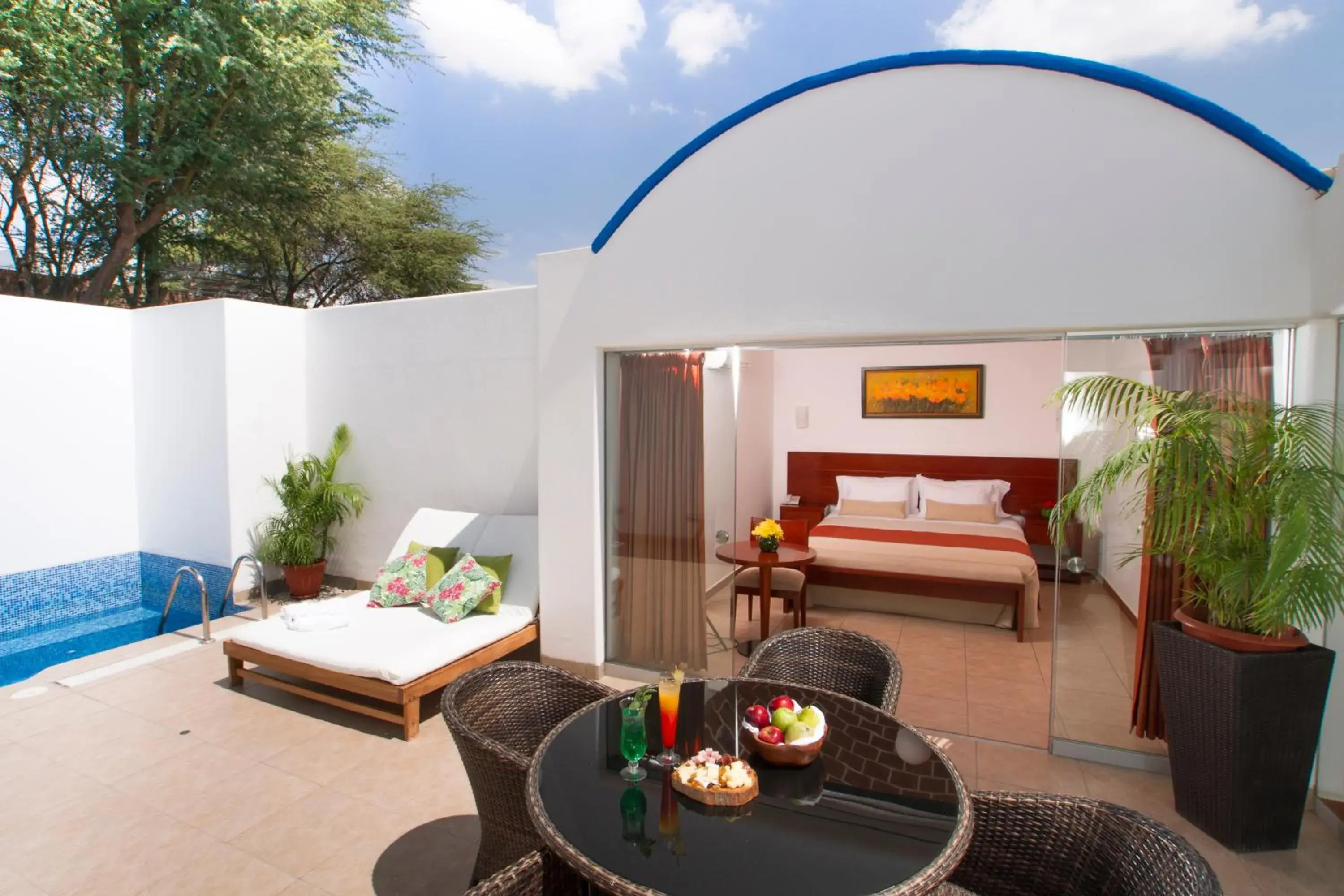 Bedroom, Bed in Hotel Las Dunas Bedroom, Bed in Hotel Las Dunas