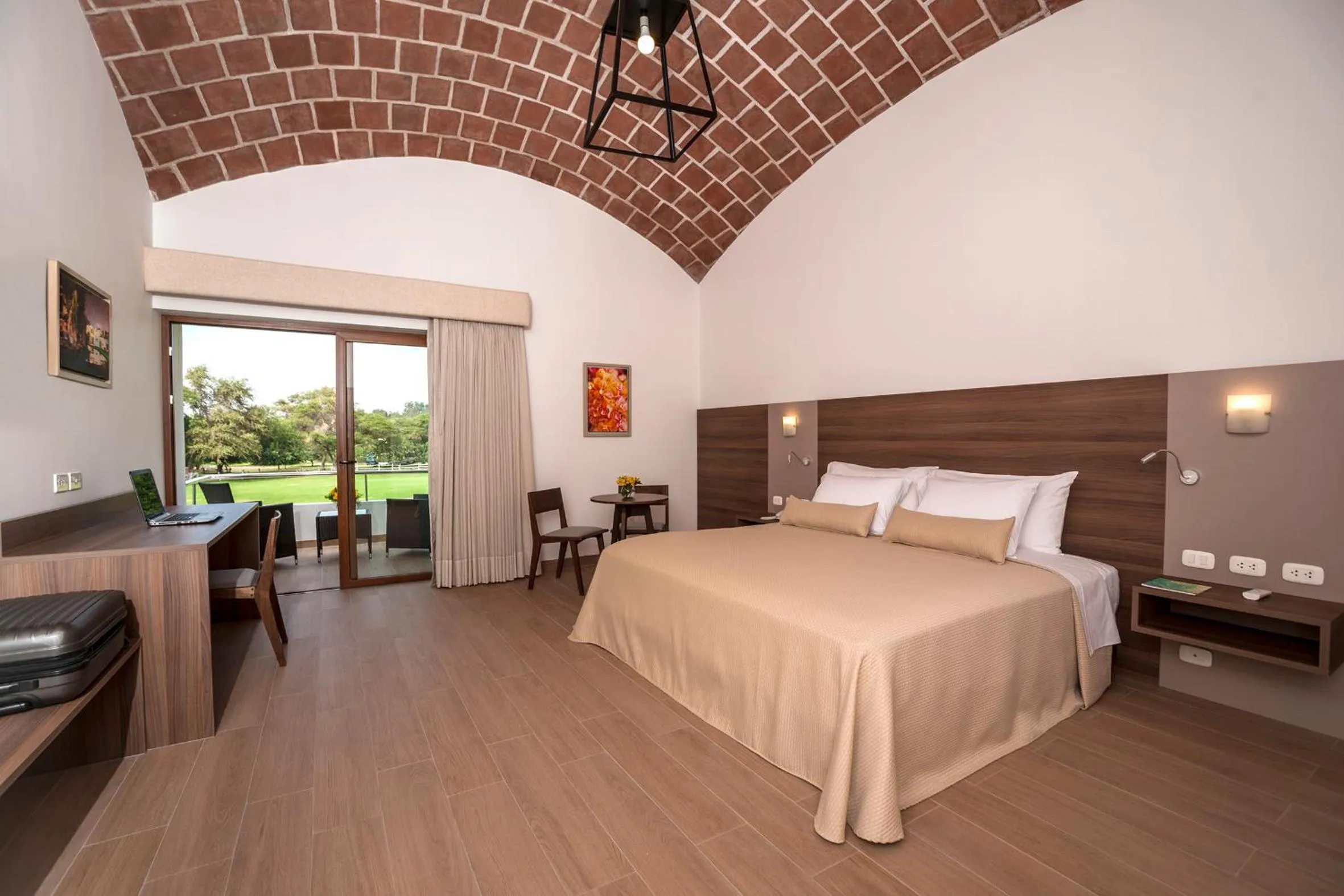 Bed in Hotel Las Dunas