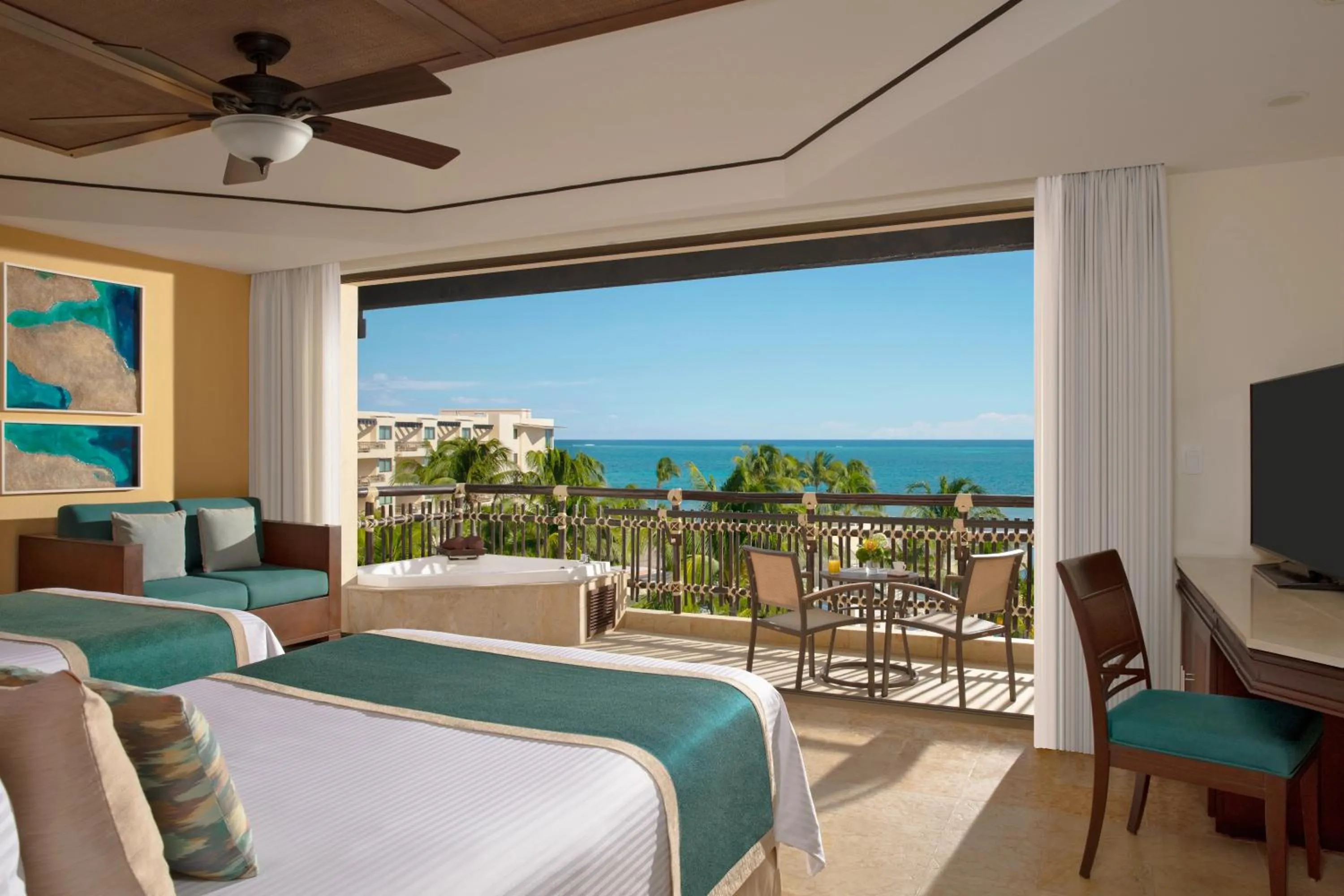 Photo of the whole room, Bed in Dreams Riviera Cancun Resort & Spa - All Inclusive