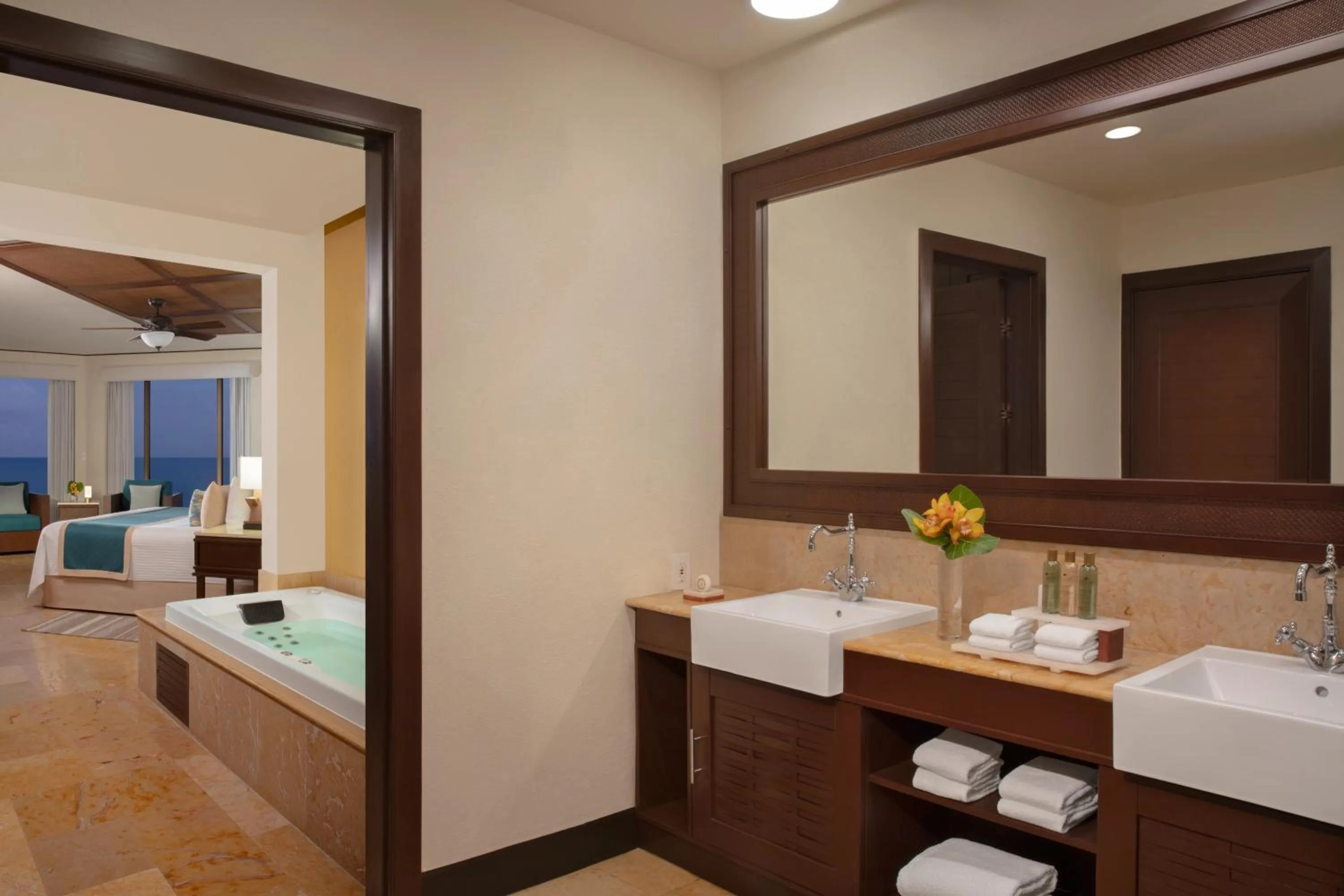 Bathroom in Dreams Riviera Cancun Resort & Spa - All Inclusive