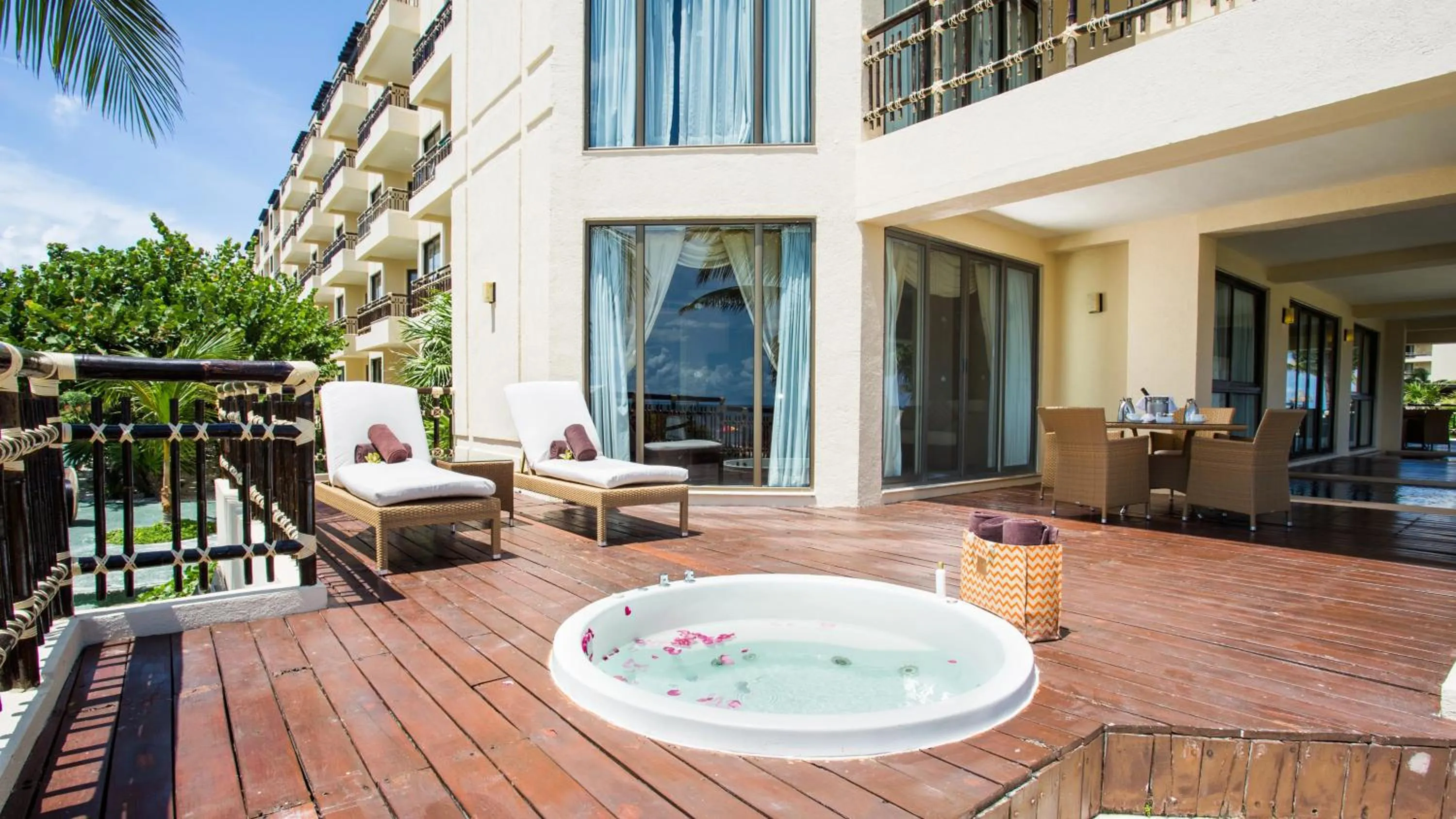 Balcony/Terrace in Dreams Riviera Cancun Resort & Spa - All Inclusive