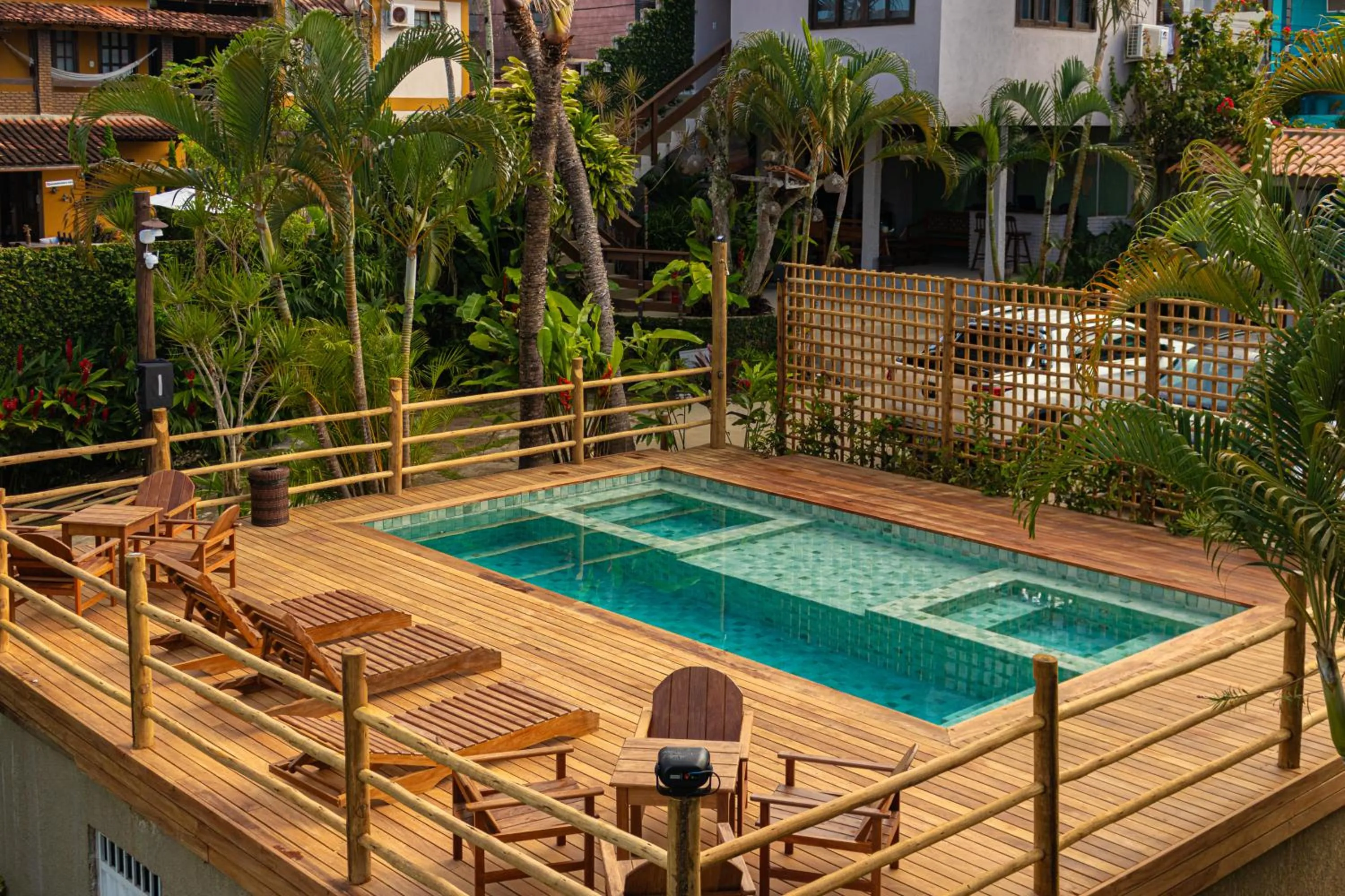 Swimming pool in Pousada Encantos de Arraial