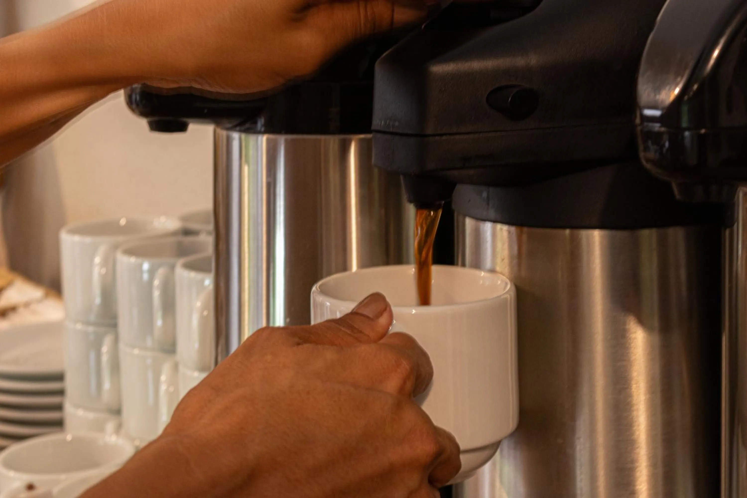 Buffet breakfast in Pousada Encantos de Arraial