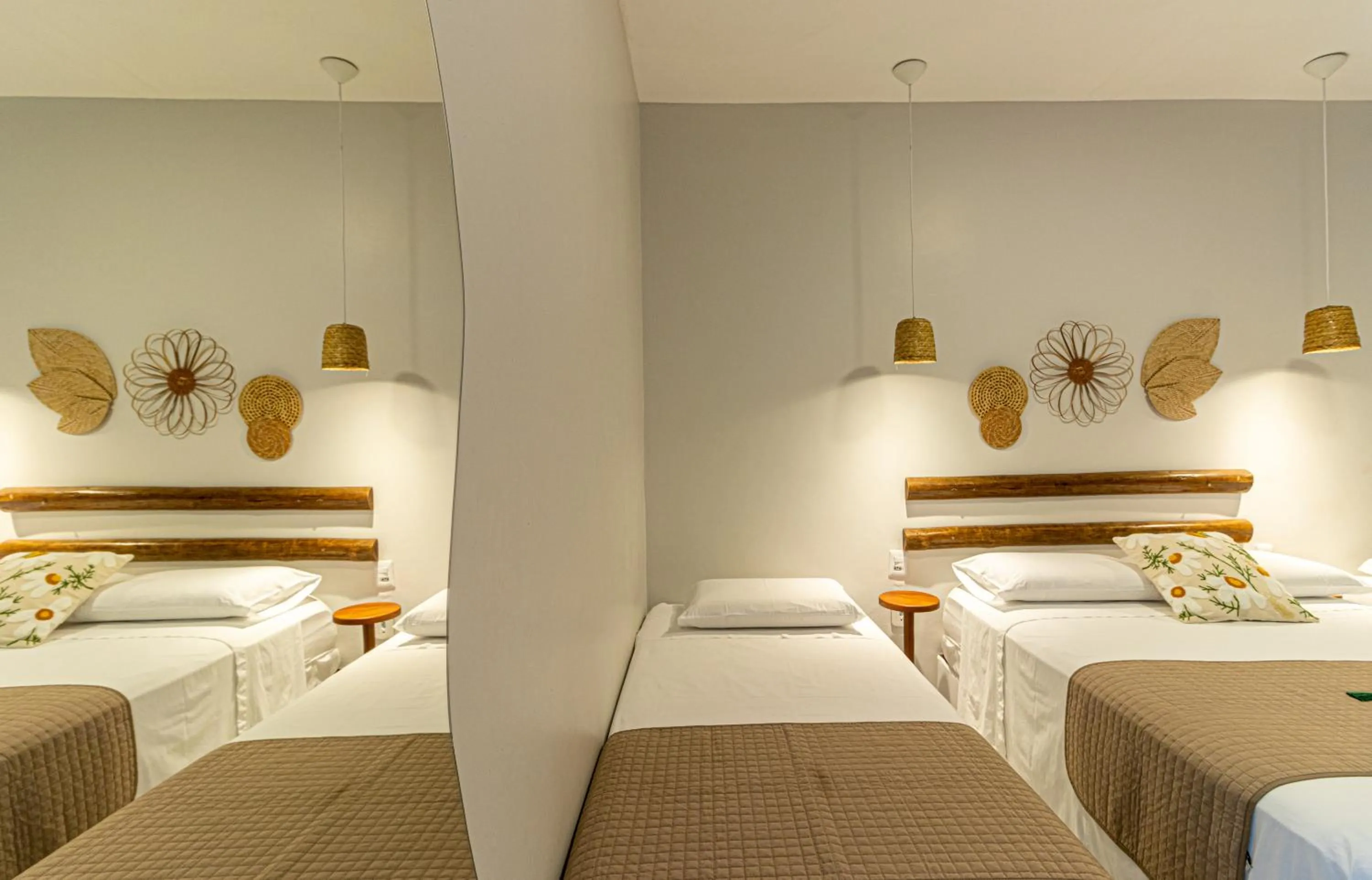 Bed in Pousada Encantos de Arraial