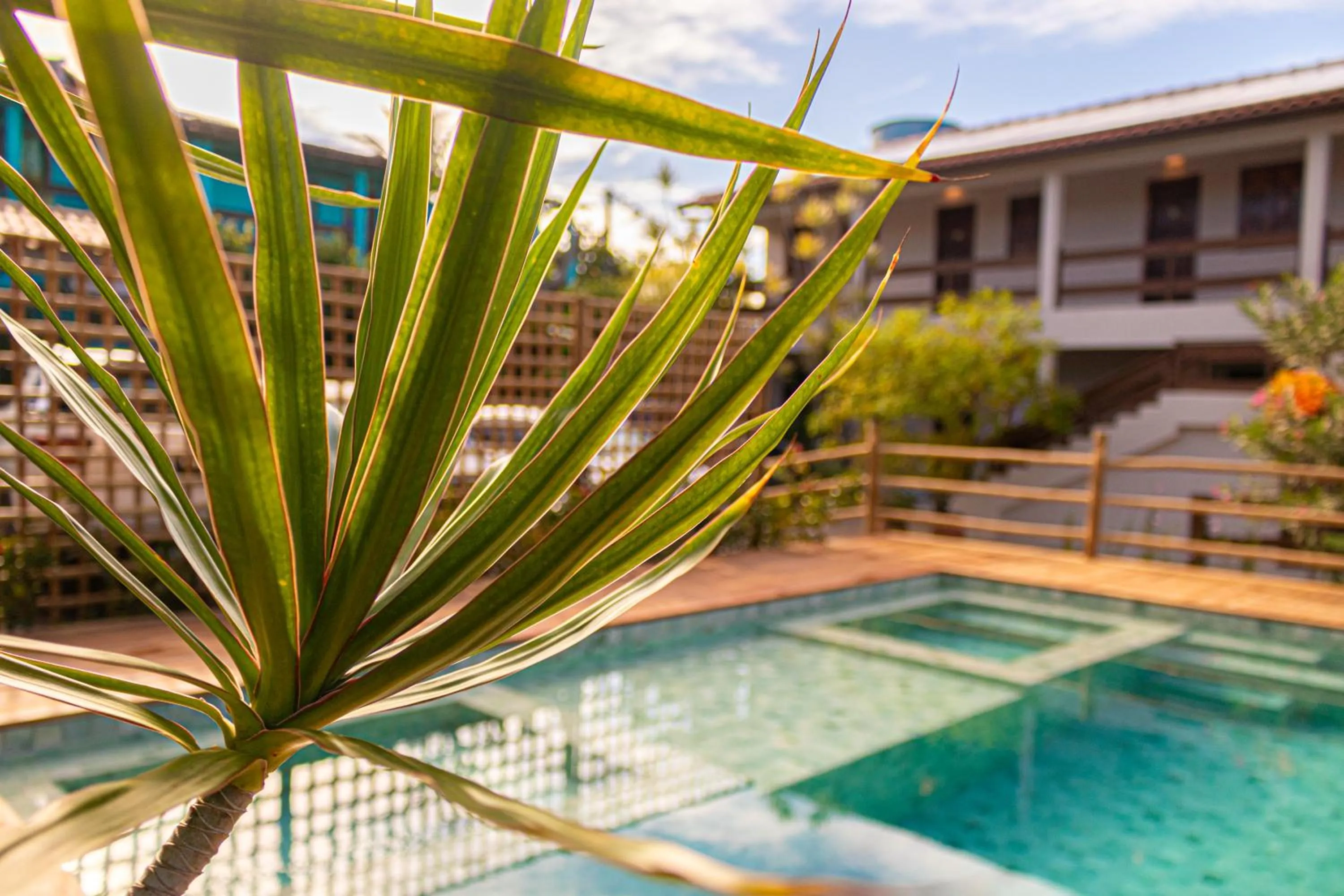Swimming pool in Pousada Encantos de Arraial