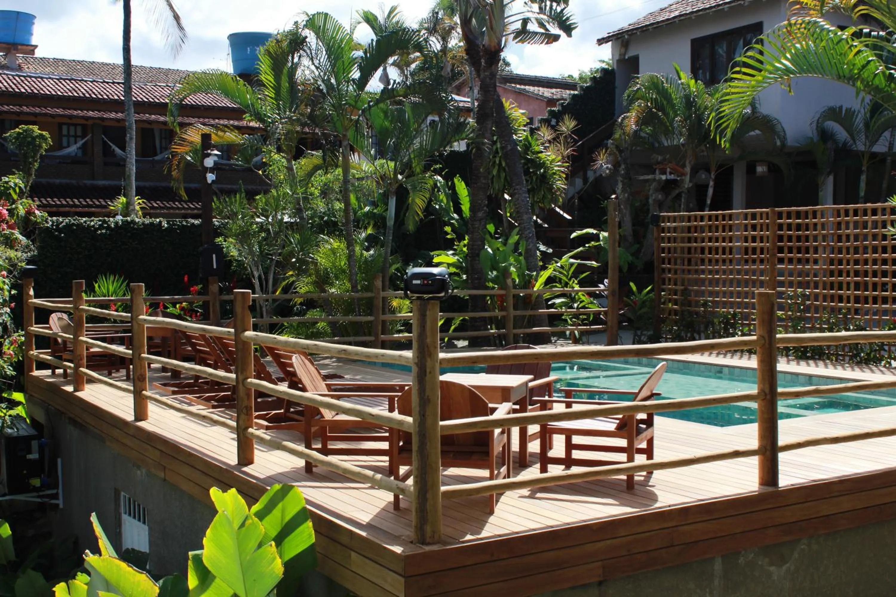 Swimming pool in Pousada Encantos de Arraial