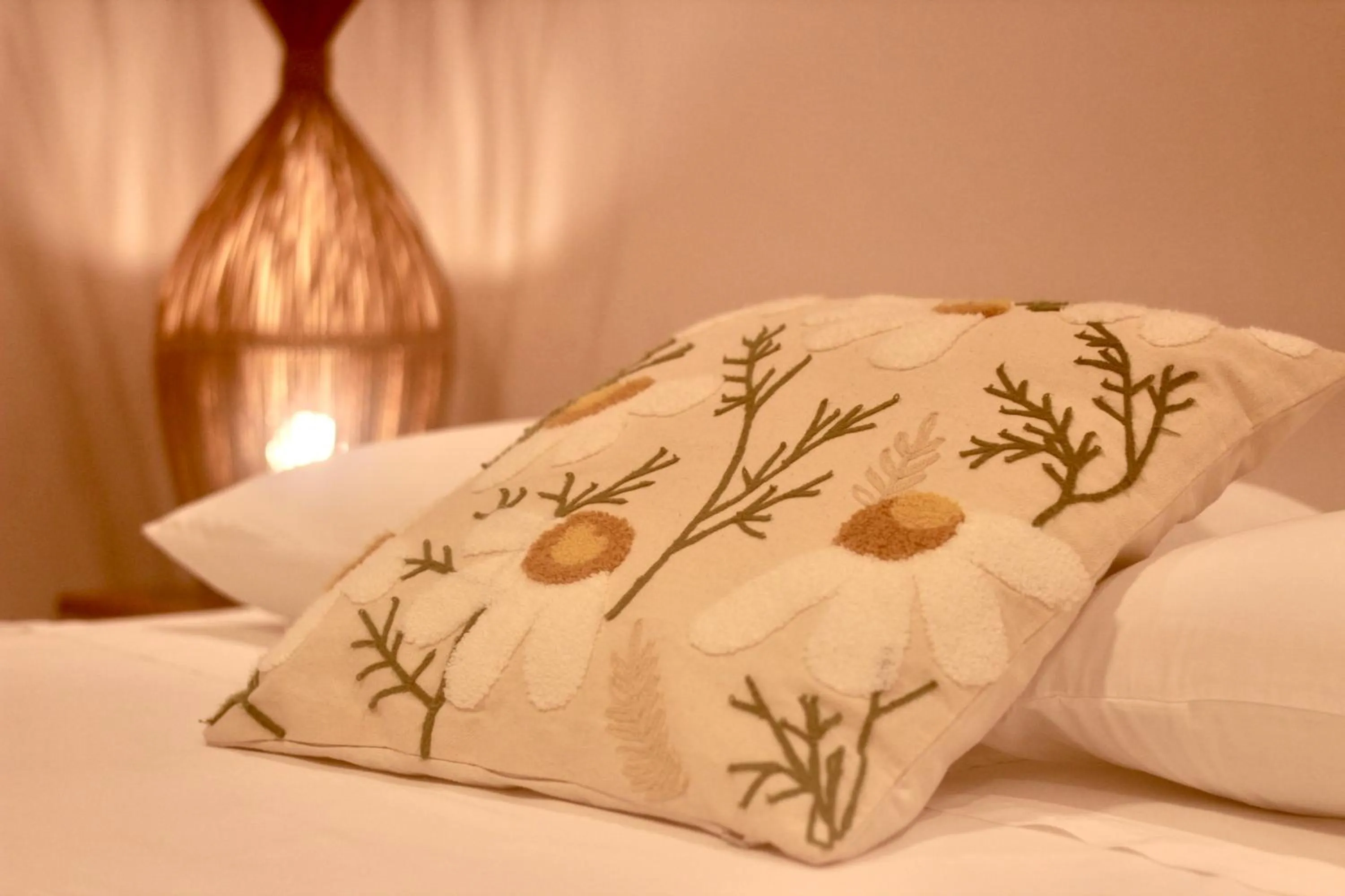 Bed in Pousada Encantos de Arraial