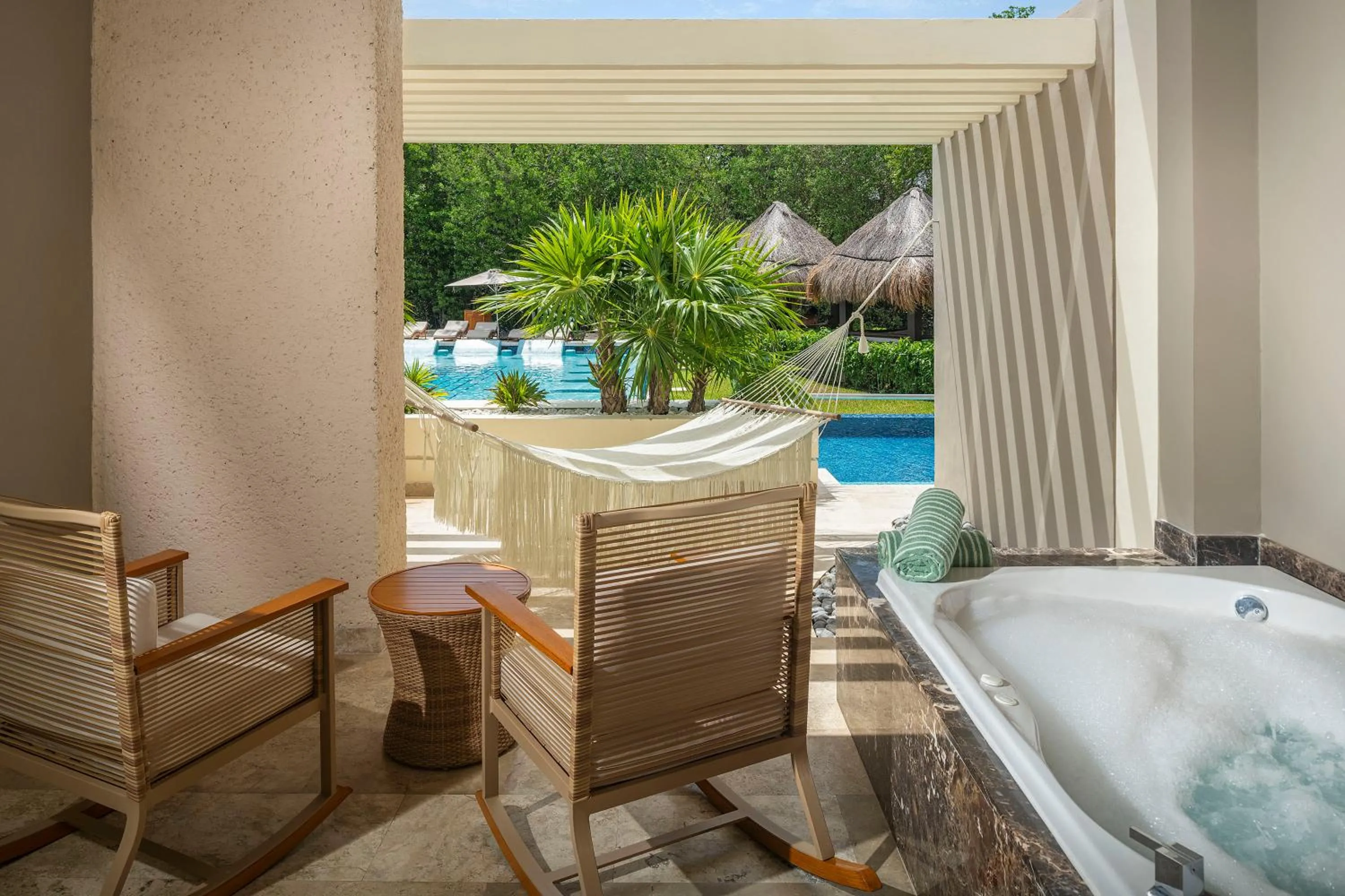 Balcony/Terrace in Paradisus La Perla - Adults Only - Riviera Maya - All Inclusive