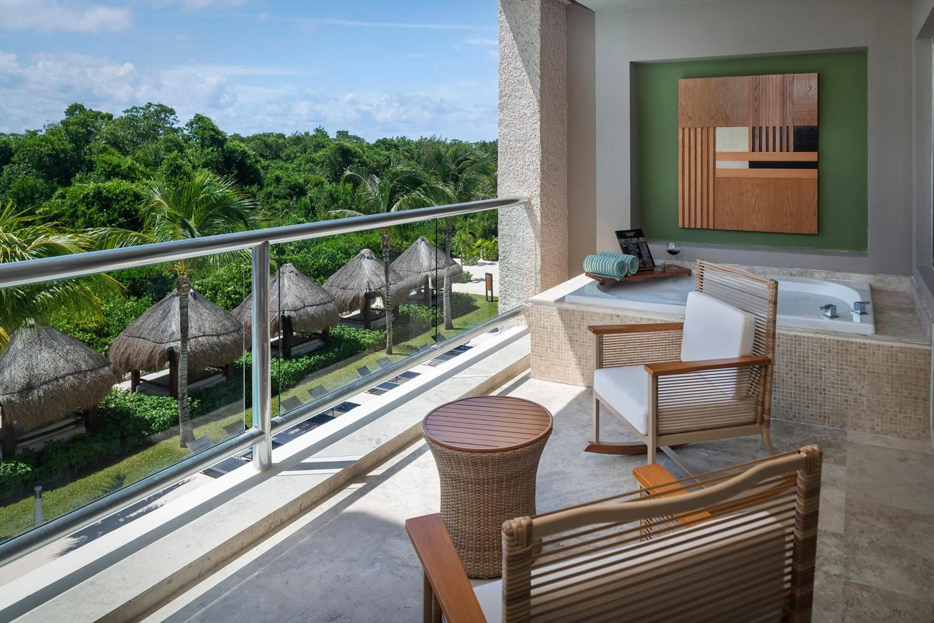Balcony/Terrace in Paradisus La Perla - Adults Only - Riviera Maya - All Inclusive