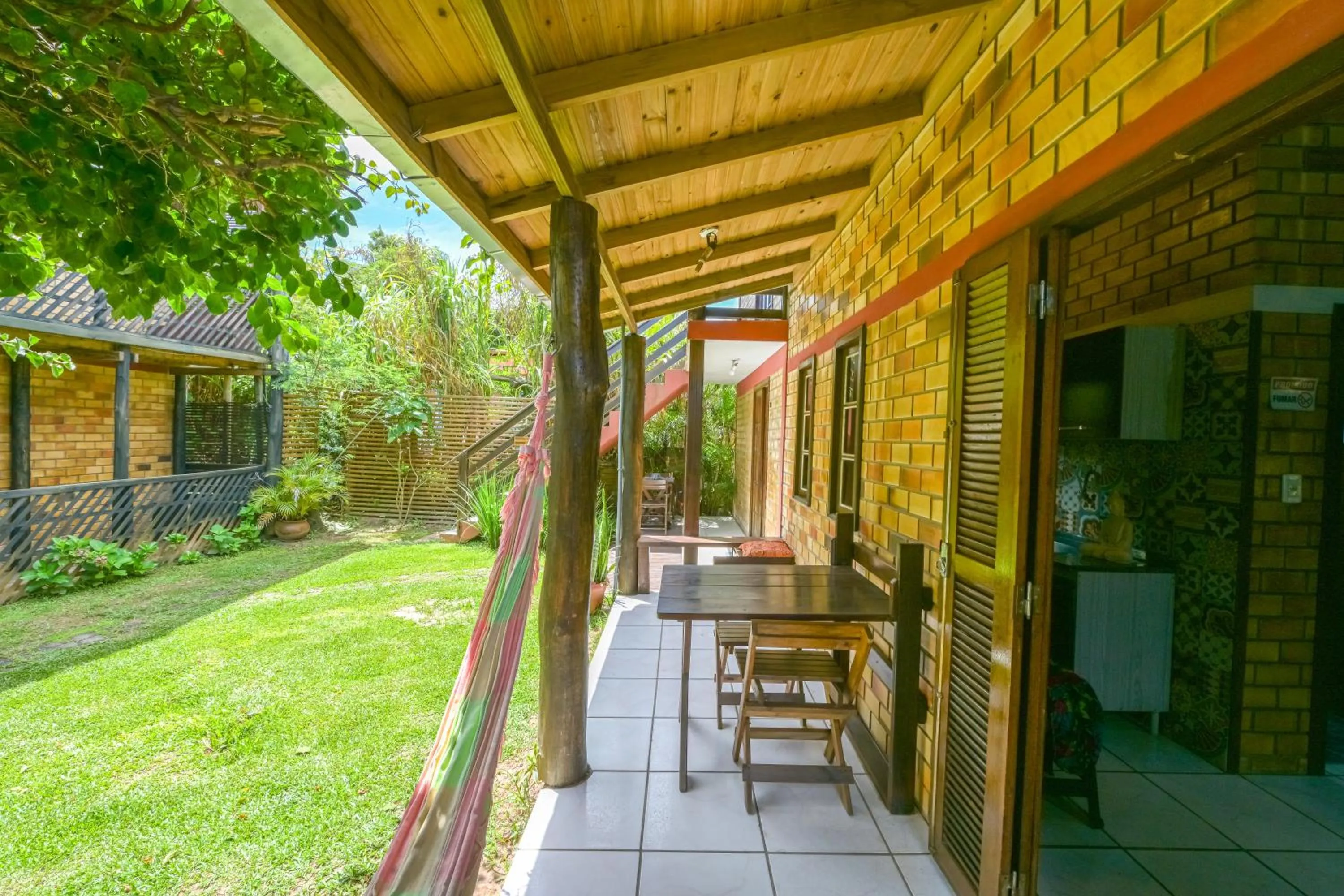 Patio in Hotel Praia Do Rosa