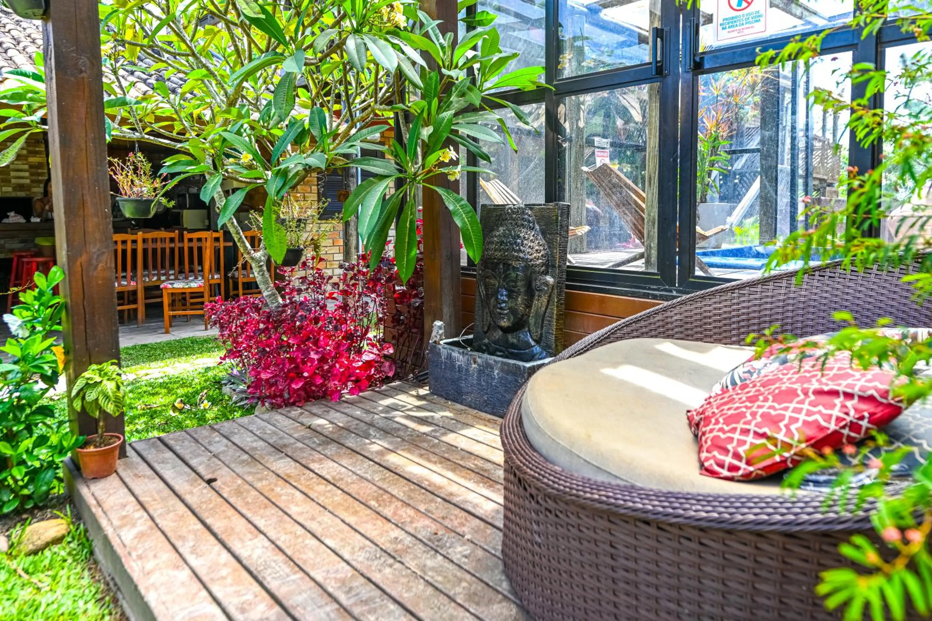 Garden in Hotel Praia Do Rosa