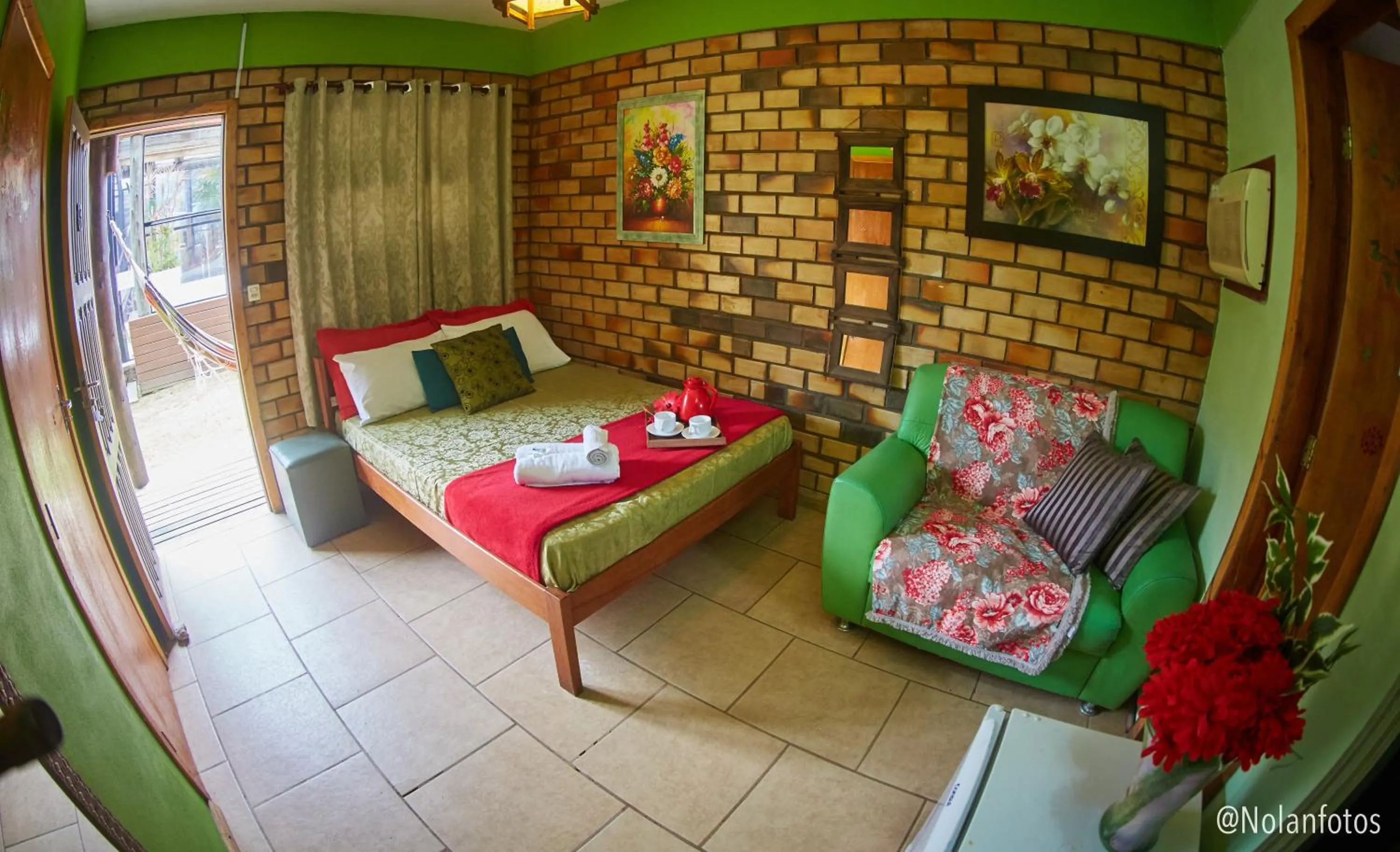 Bedroom, Bed in Hotel Praia Do Rosa