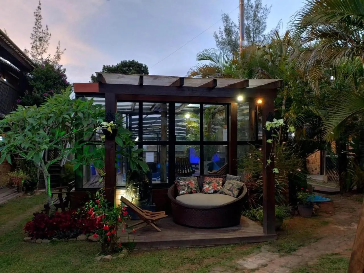 sunbed in Hotel Praia Do Rosa