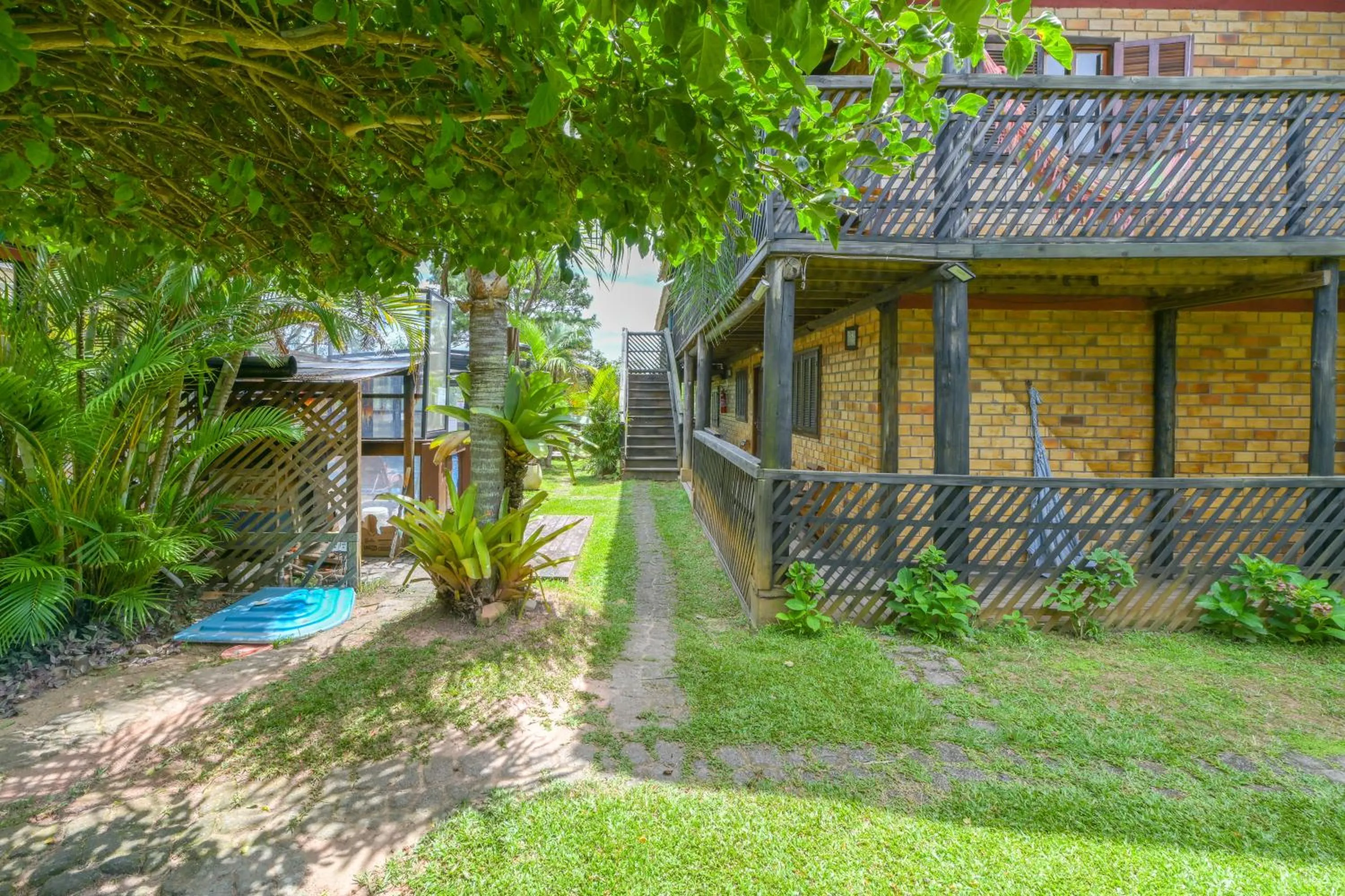 Garden view in Hotel Praia Do Rosa