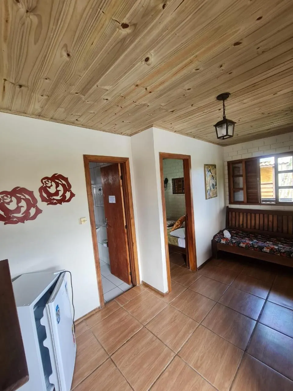 Seating area, Bed in Hotel Praia Do Rosa