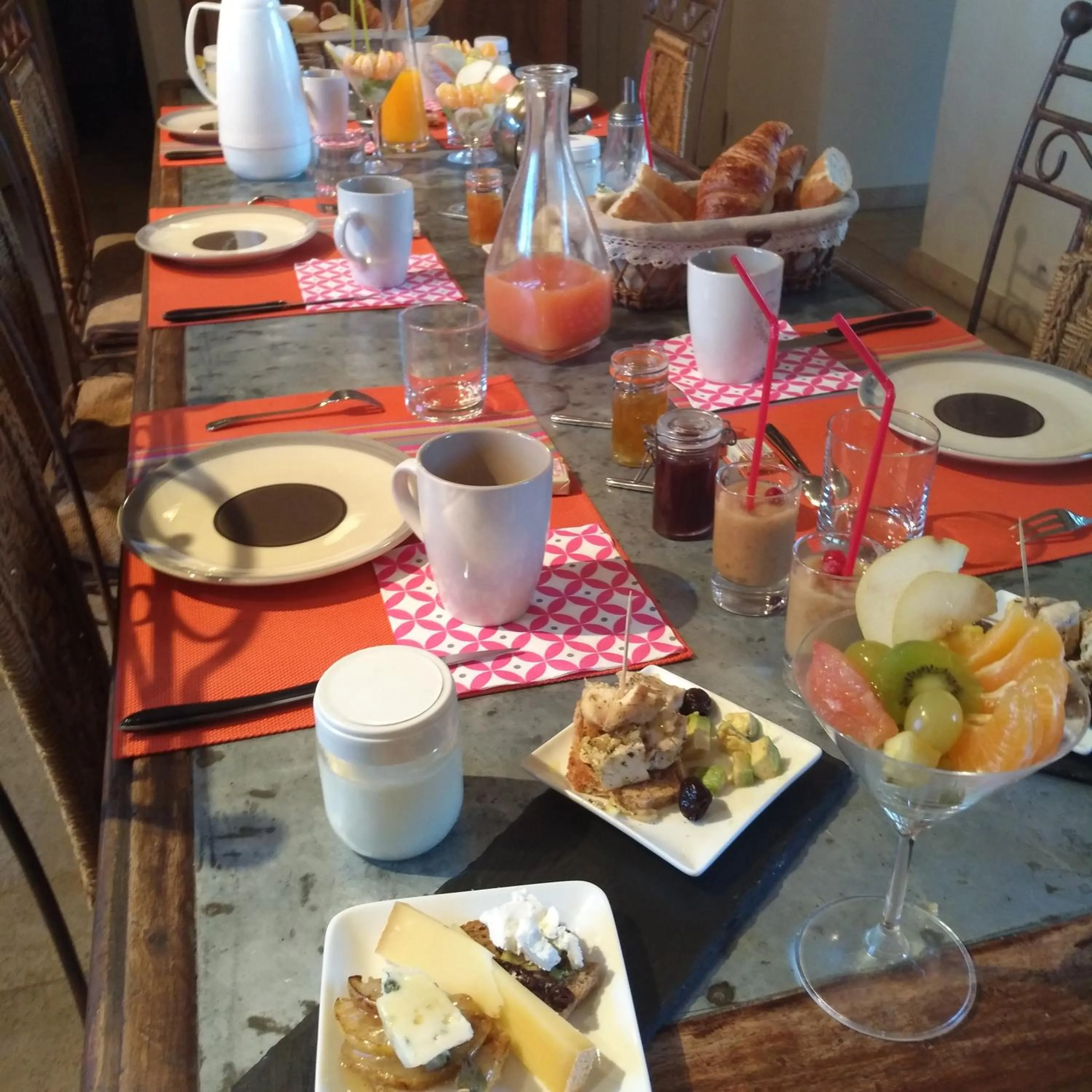 Breakfast in Chambre d'hôtes du Mas de Longuefeuille