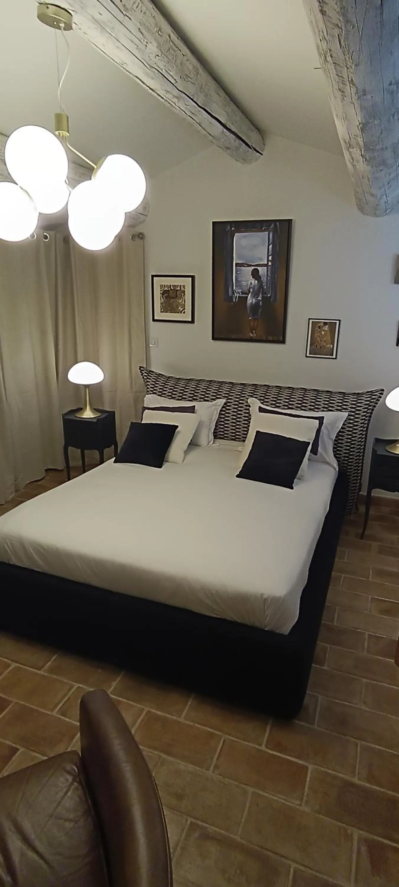 Bed in Chambre d'hôtes du Mas de Longuefeuille