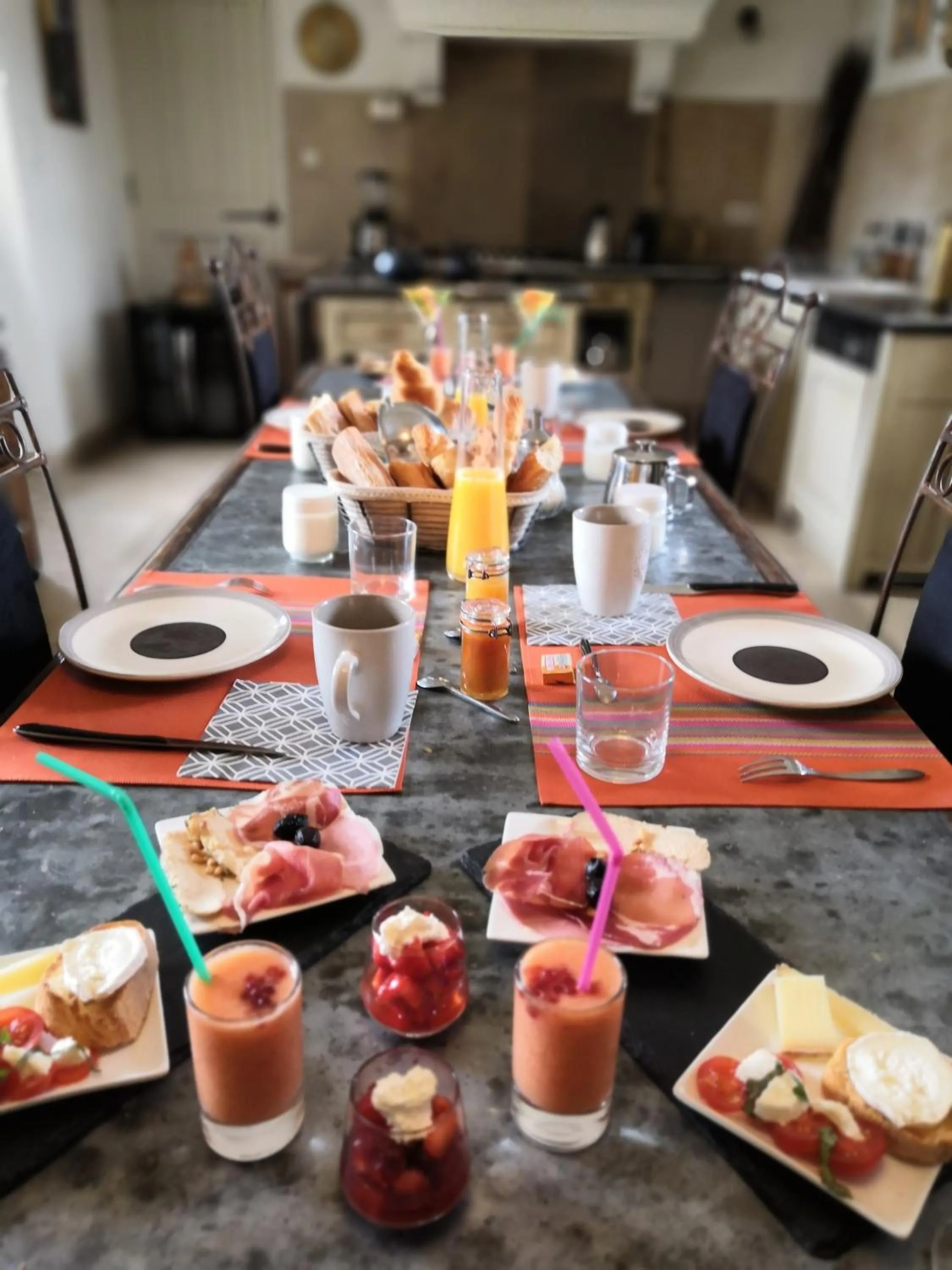 Breakfast in Chambre d'hôtes du Mas de Longuefeuille