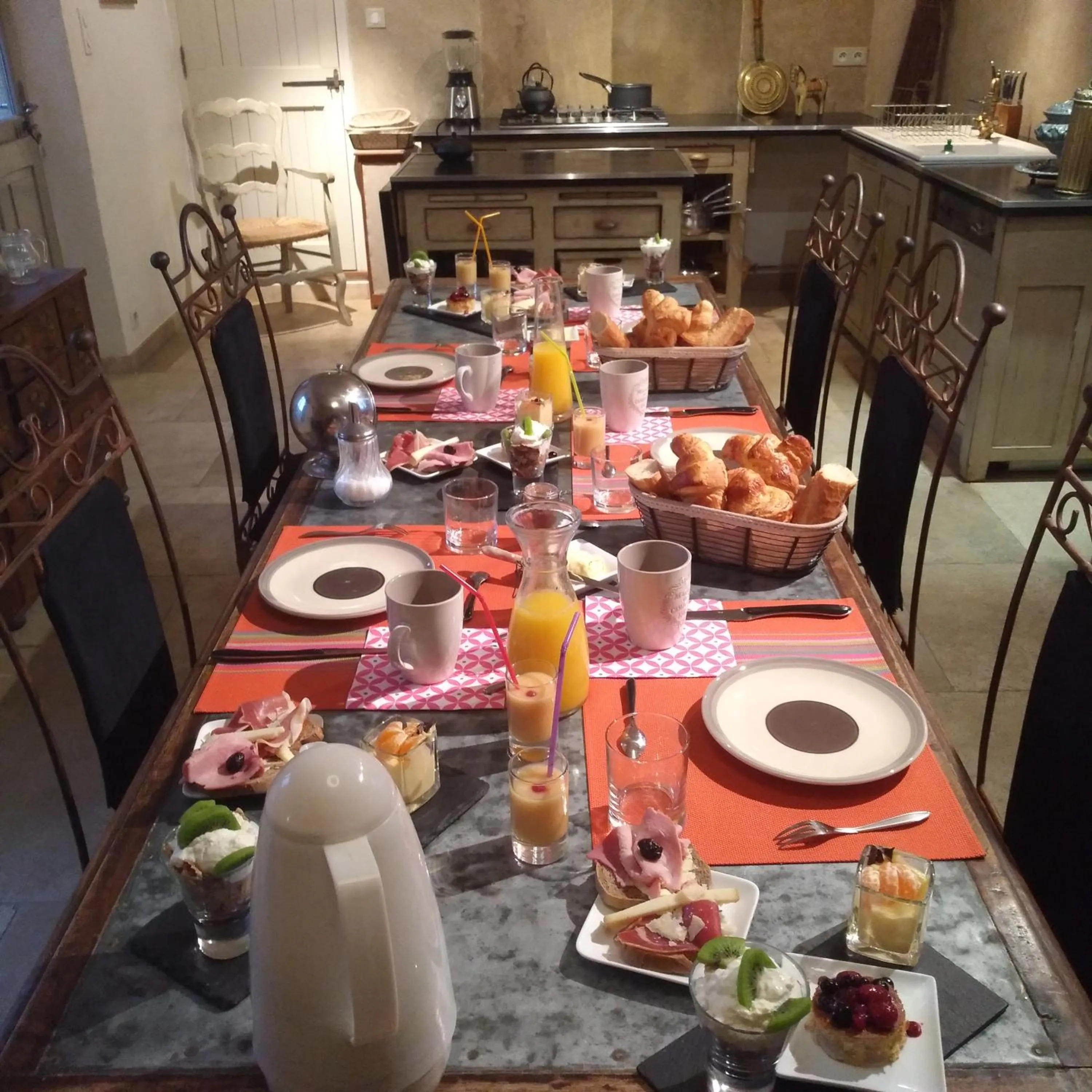 Breakfast in Chambre d'hôtes du Mas de Longuefeuille