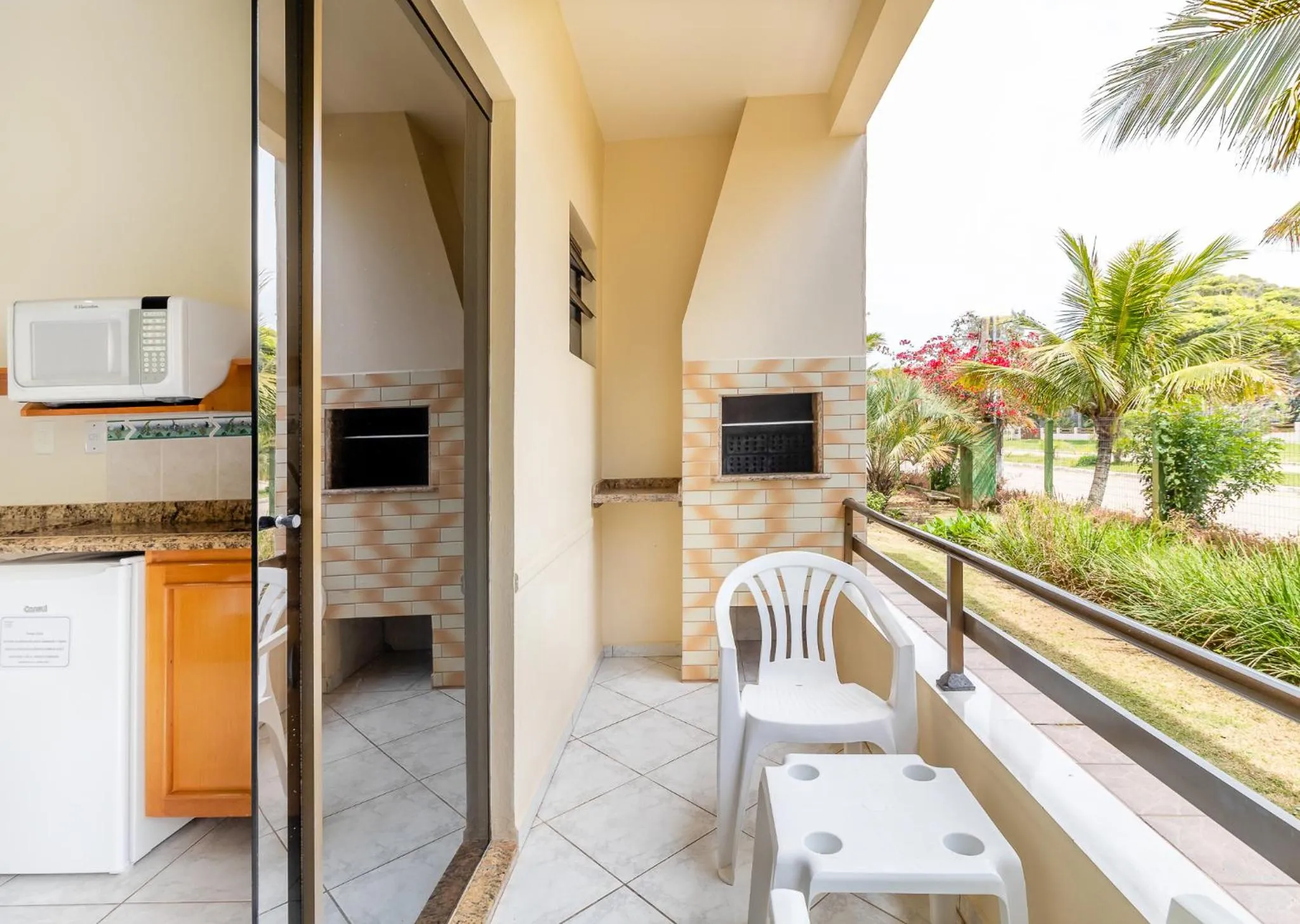 BBQ facilities in Pousada Barra Mar