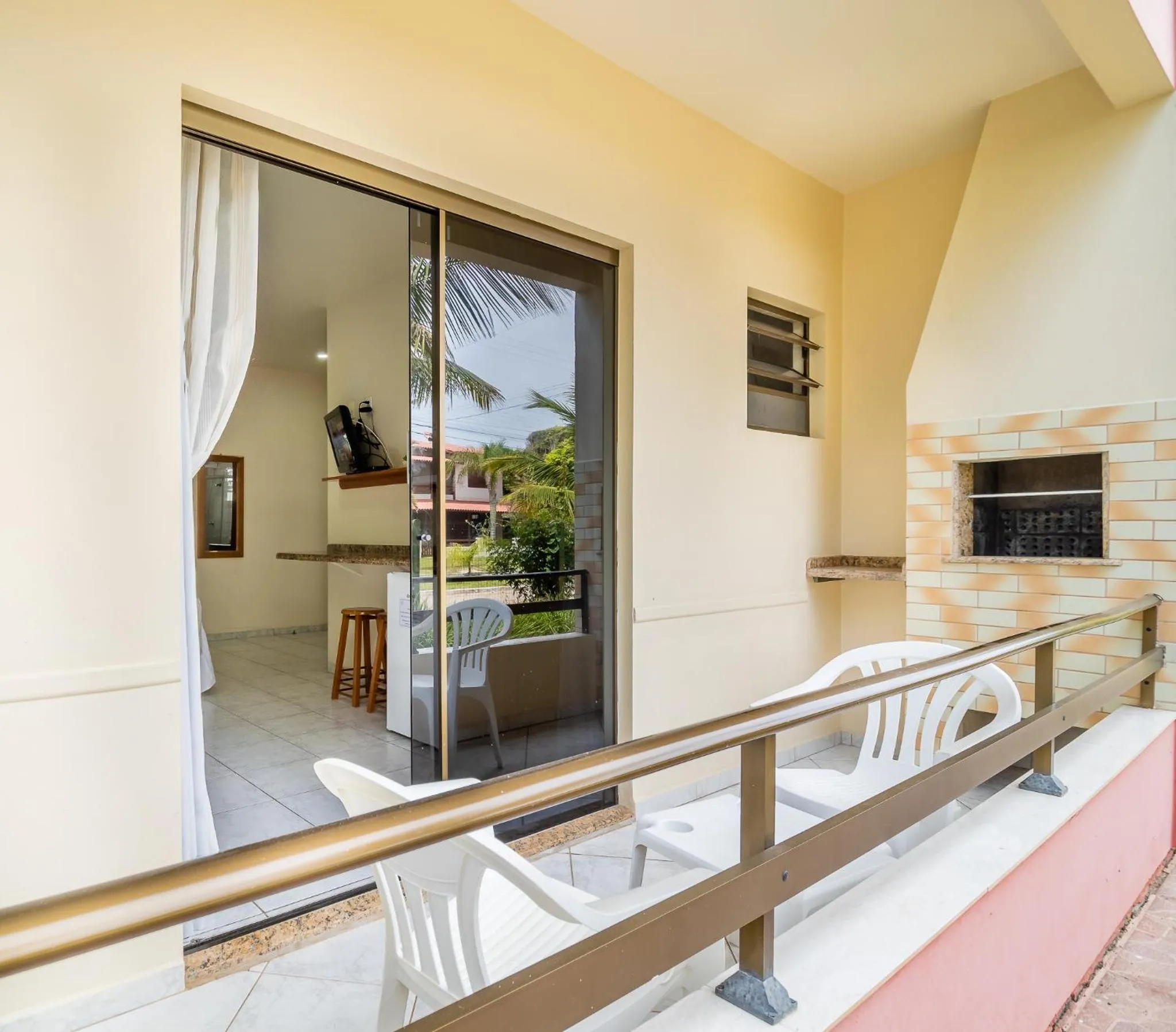 BBQ facilities in Pousada Barra Mar