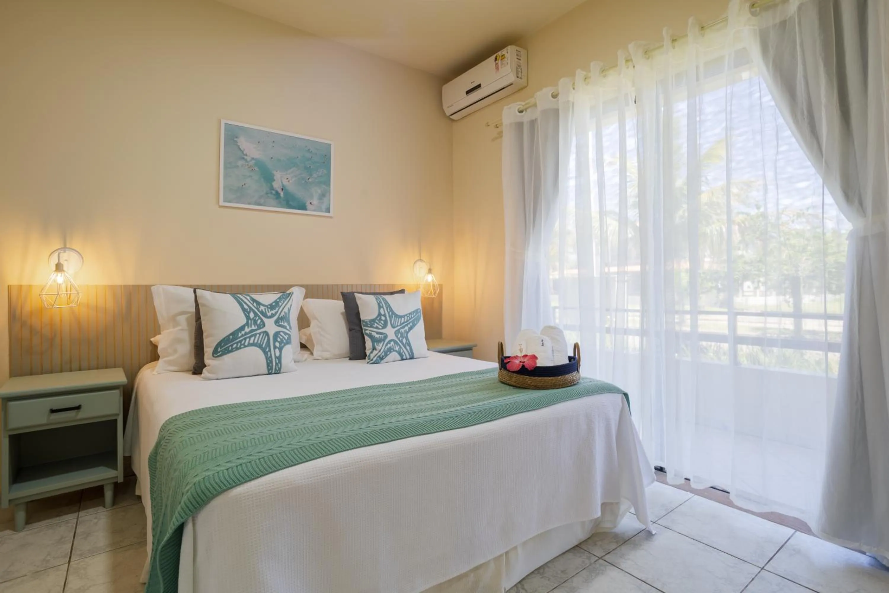 Bed in Pousada Barra Mar