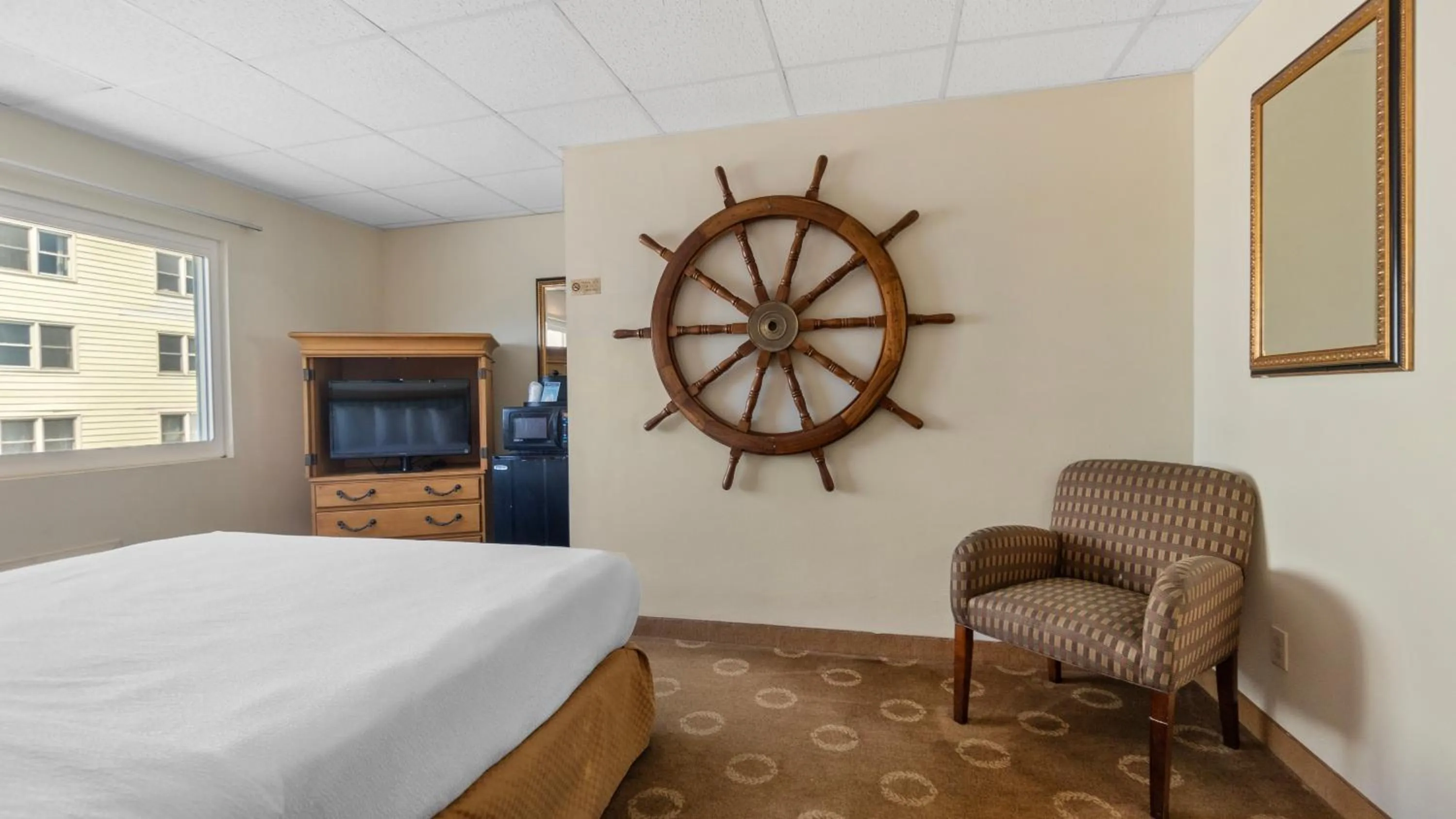 Bed in Safari Hotel Boardwalk