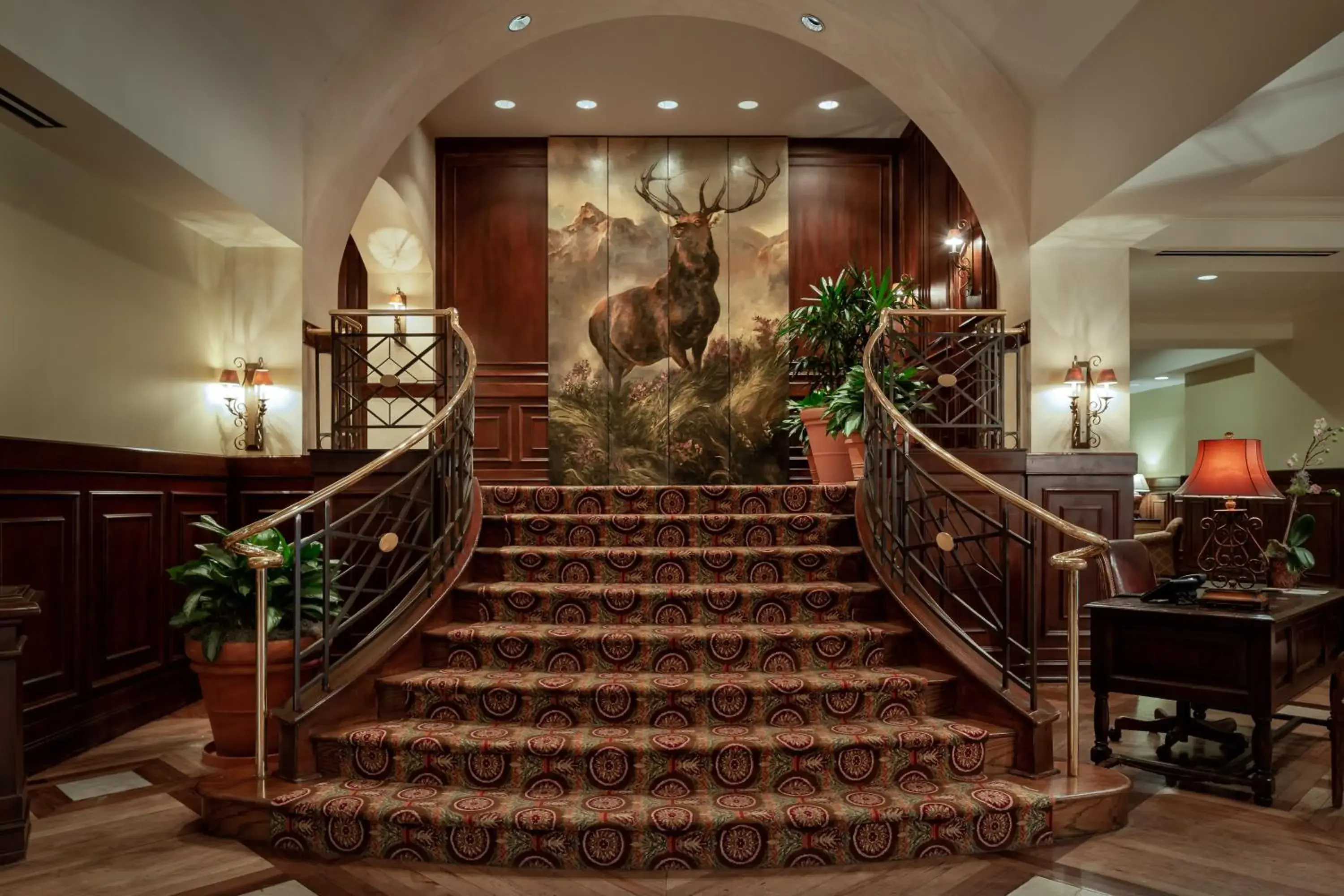 Lobby or reception in The Houstonian Hotel, Club & Spa Lobby or reception in The Houstonian Hotel, Club & Spa