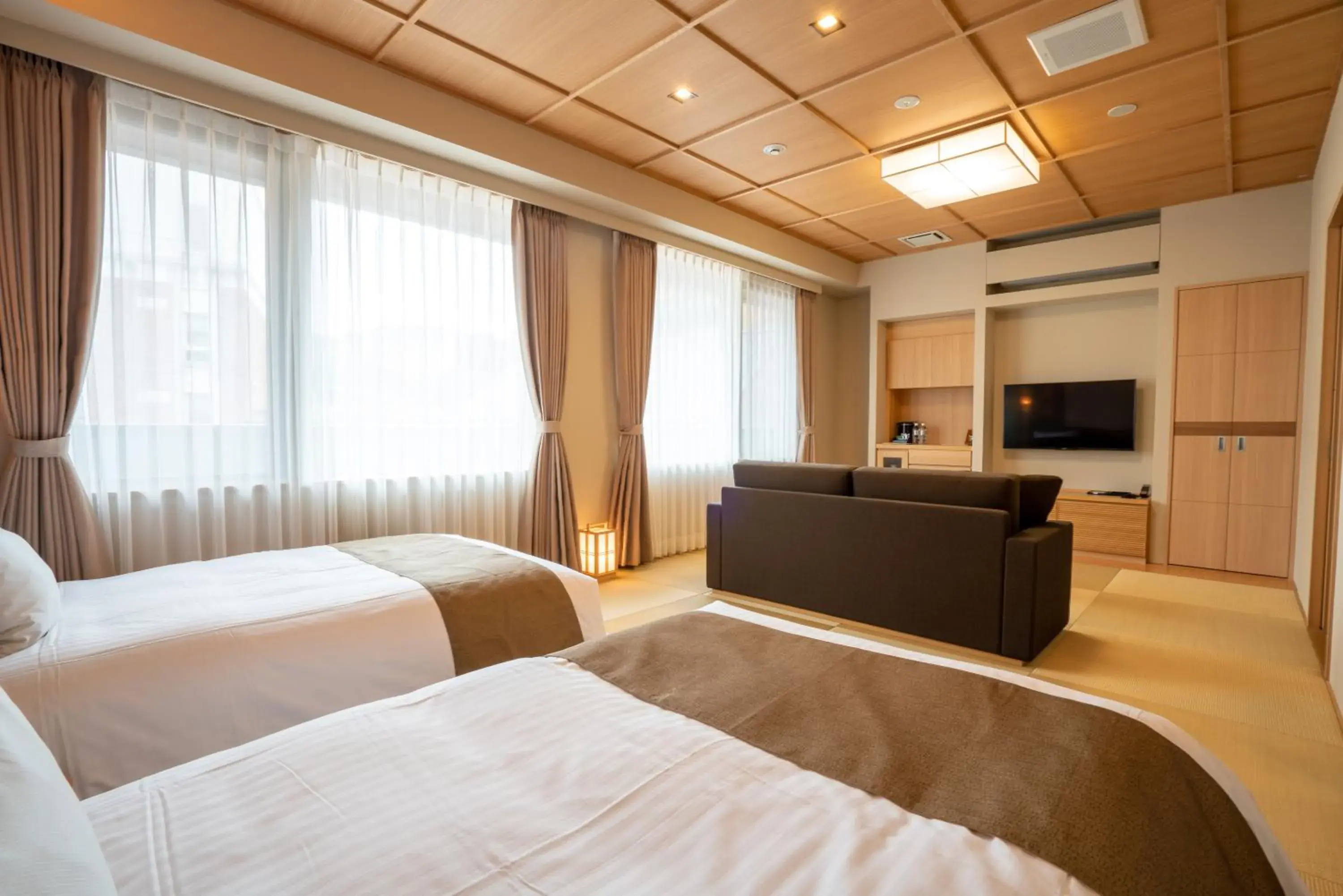 Japanese-Style Deluxe Twin Room - single occupancy - Non-Smoking in Kowakuen Haruka Japanese-Style Deluxe Twin Room - single occupancy - Non-Smoking in Kowakuen Haruka