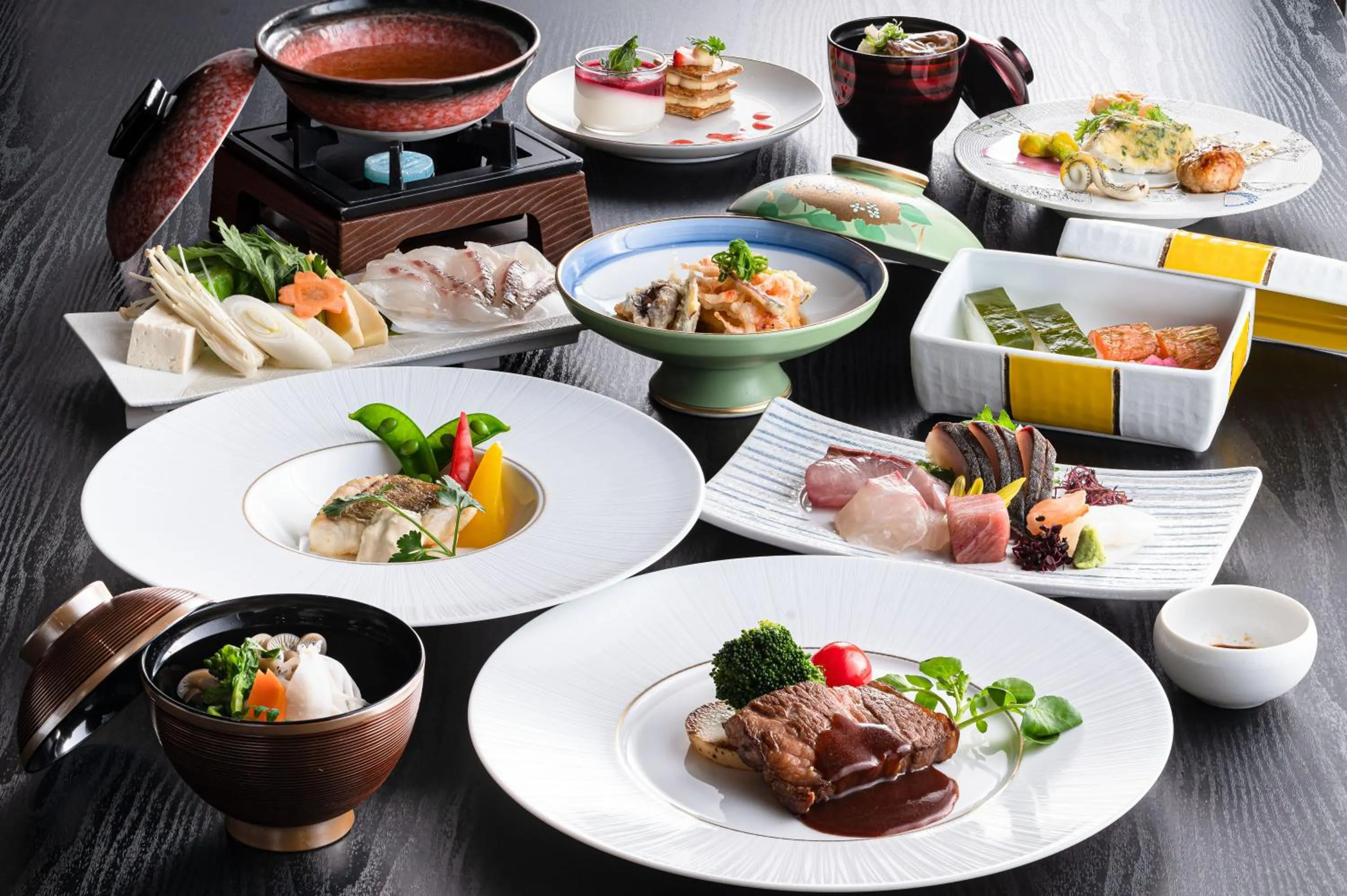 Food in Kowakuen Haruka